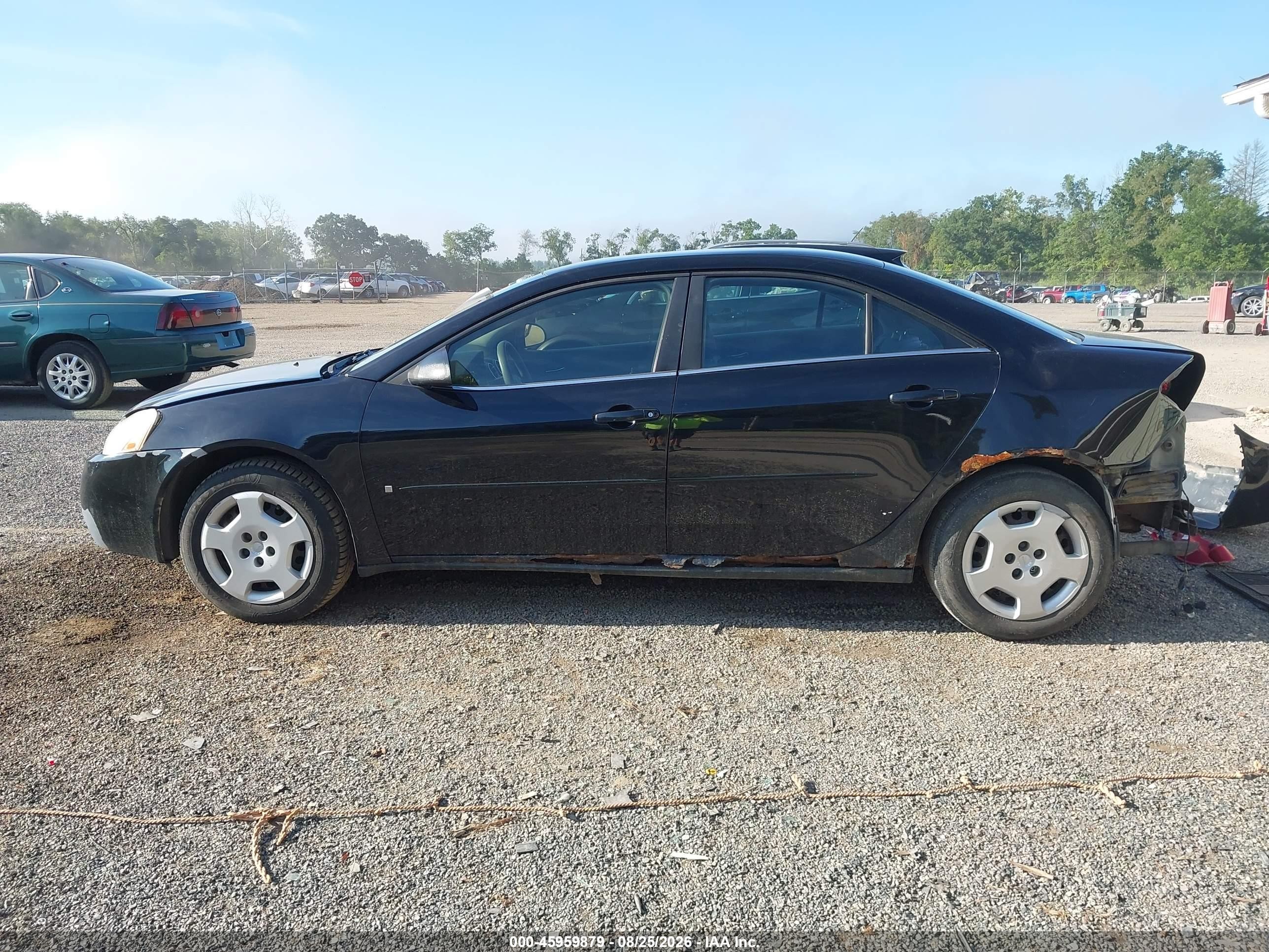 2007 Pontiac G6 Value Leader Black vin: 1G2ZF58B574268476
