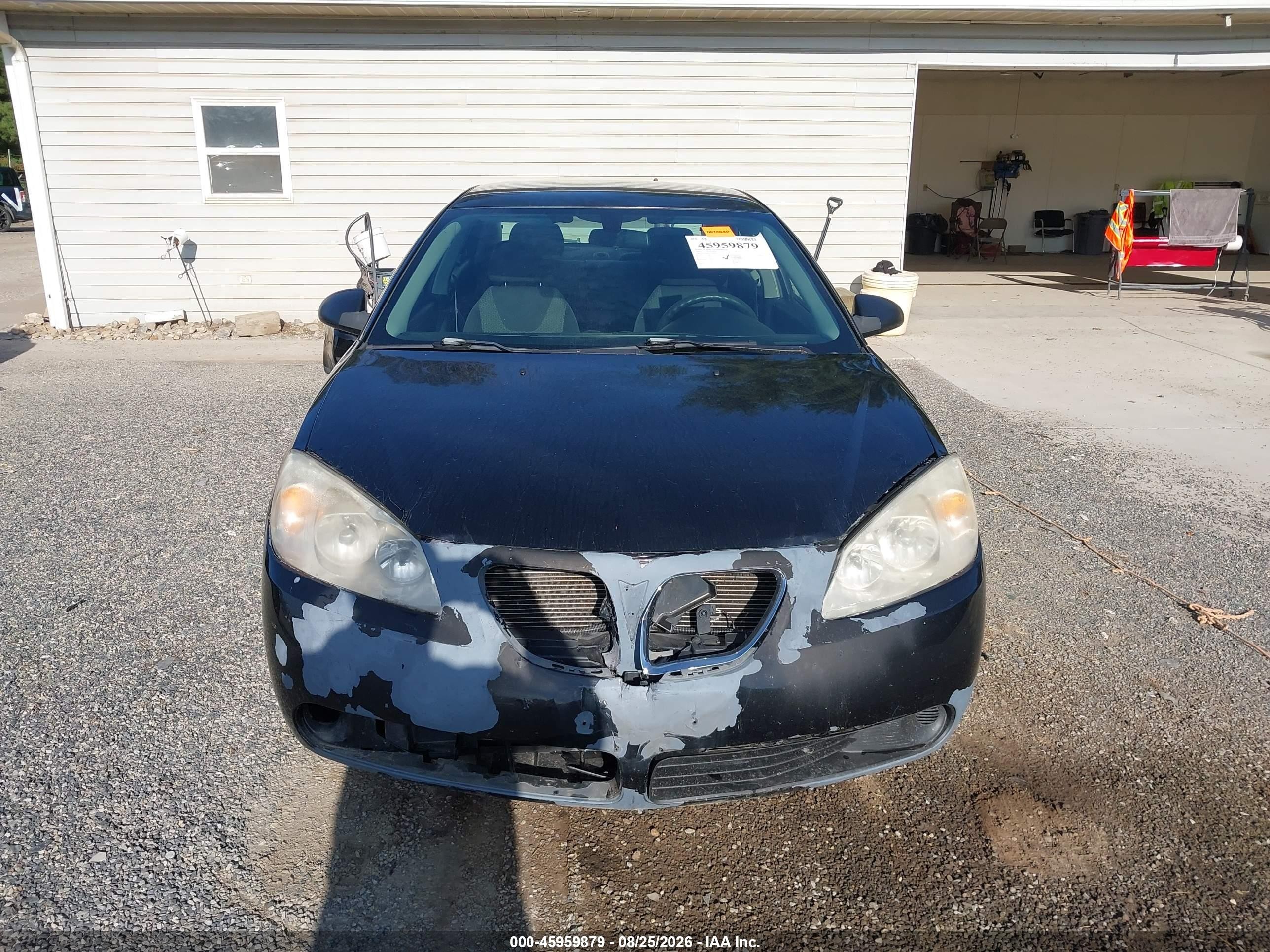 2007 Pontiac G6 Value Leader Black vin: 1G2ZF58B574268476