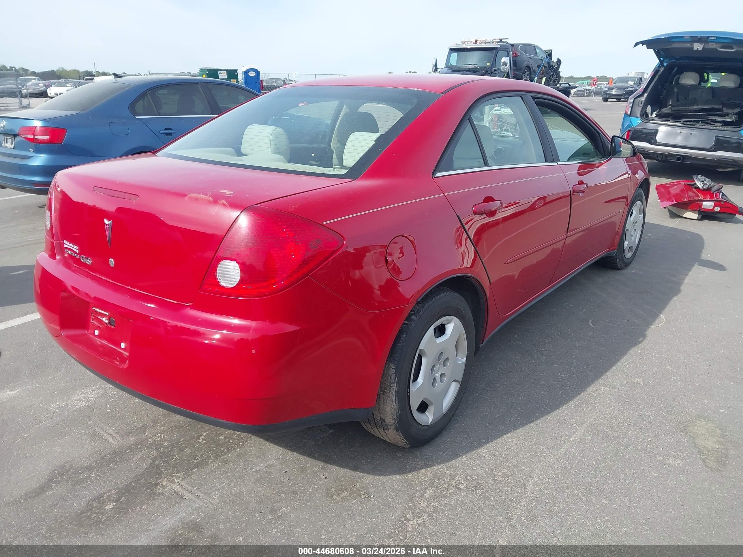 2007 Pontiac G6 Value Leader Красный vin: 1G2ZF58B674129022