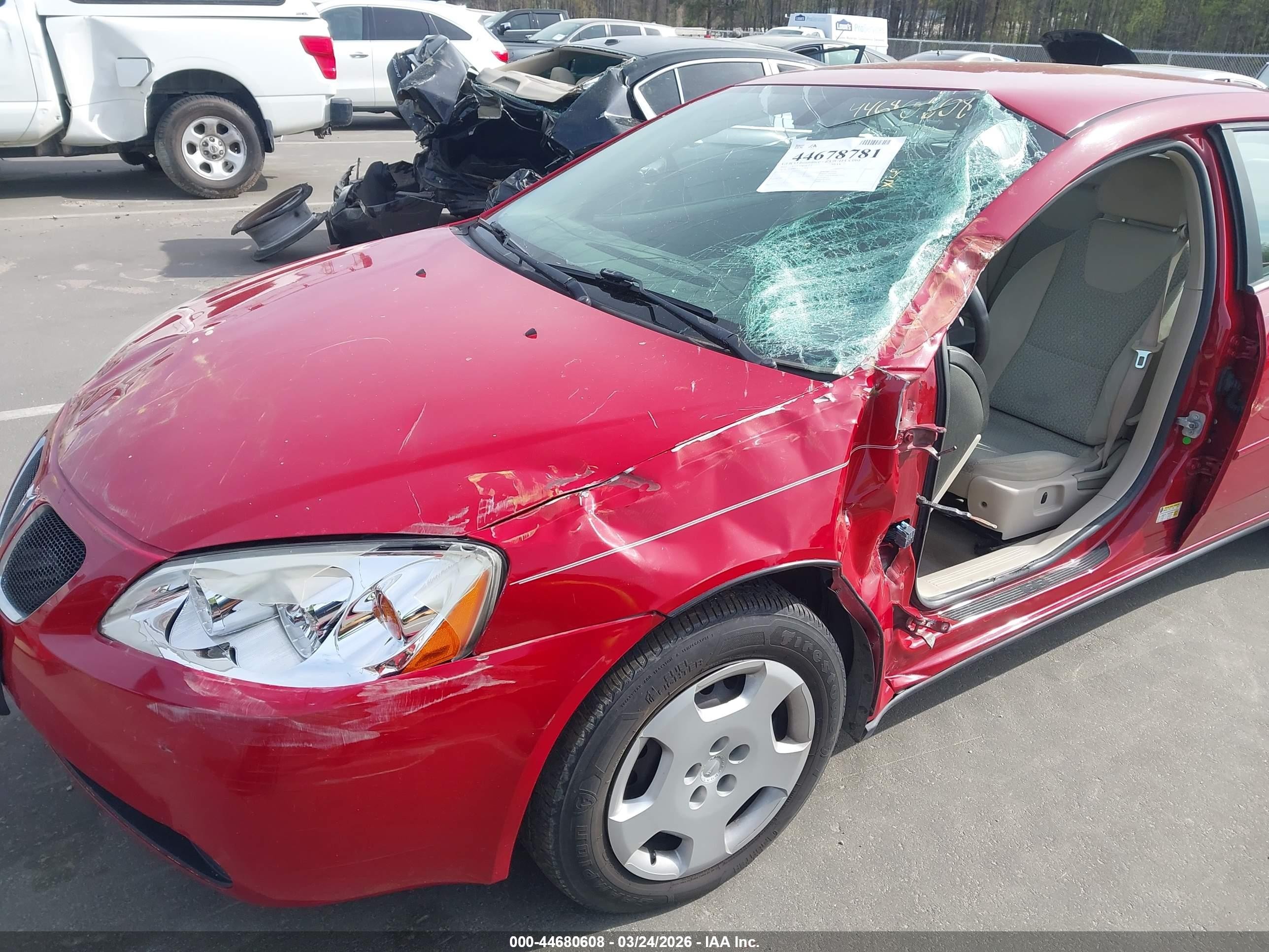 2007 Pontiac G6 Value Leader Красный vin: 1G2ZF58B674129022