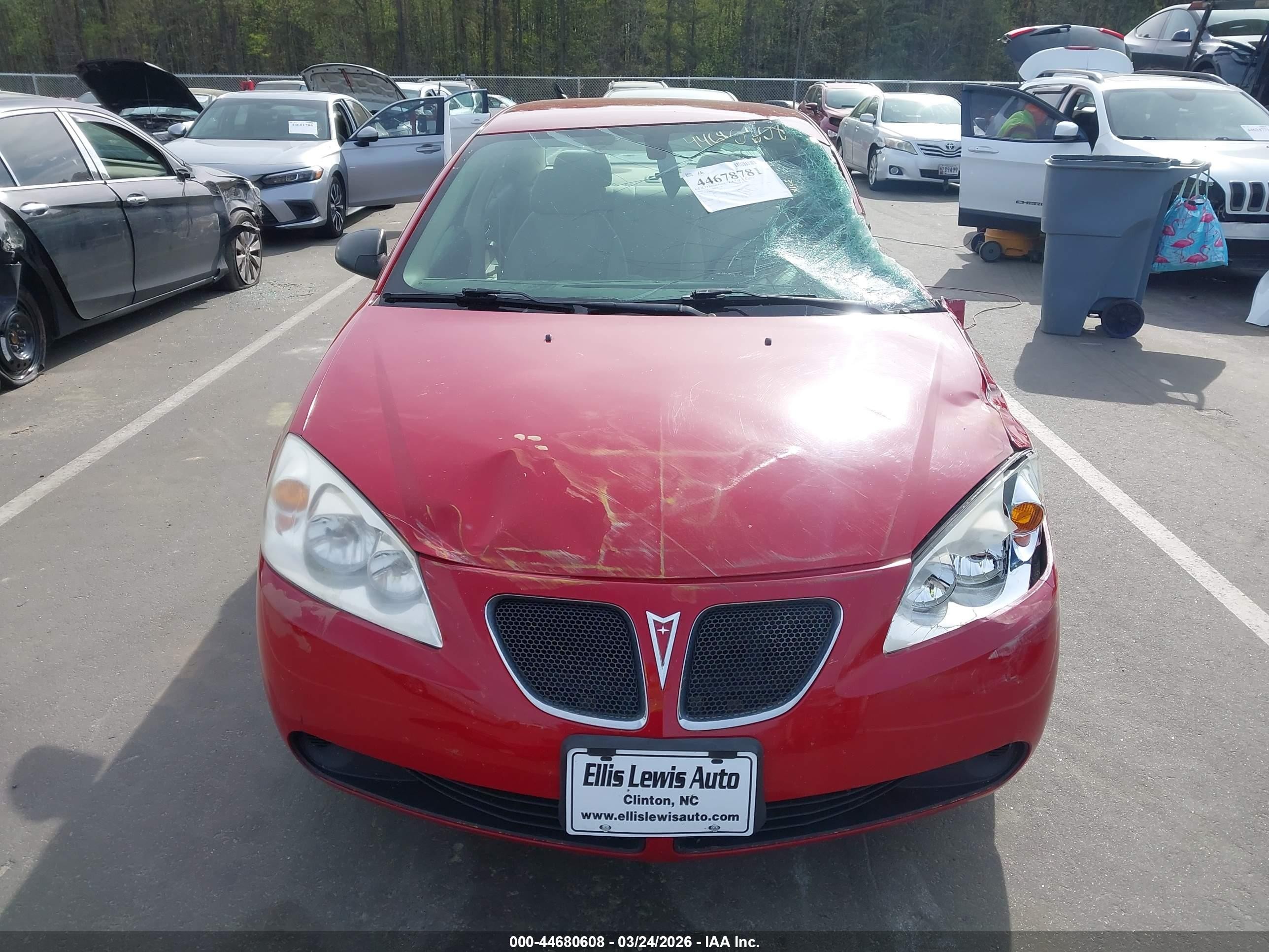 2007 Pontiac G6 Value Leader Красный vin: 1G2ZF58B674129022
