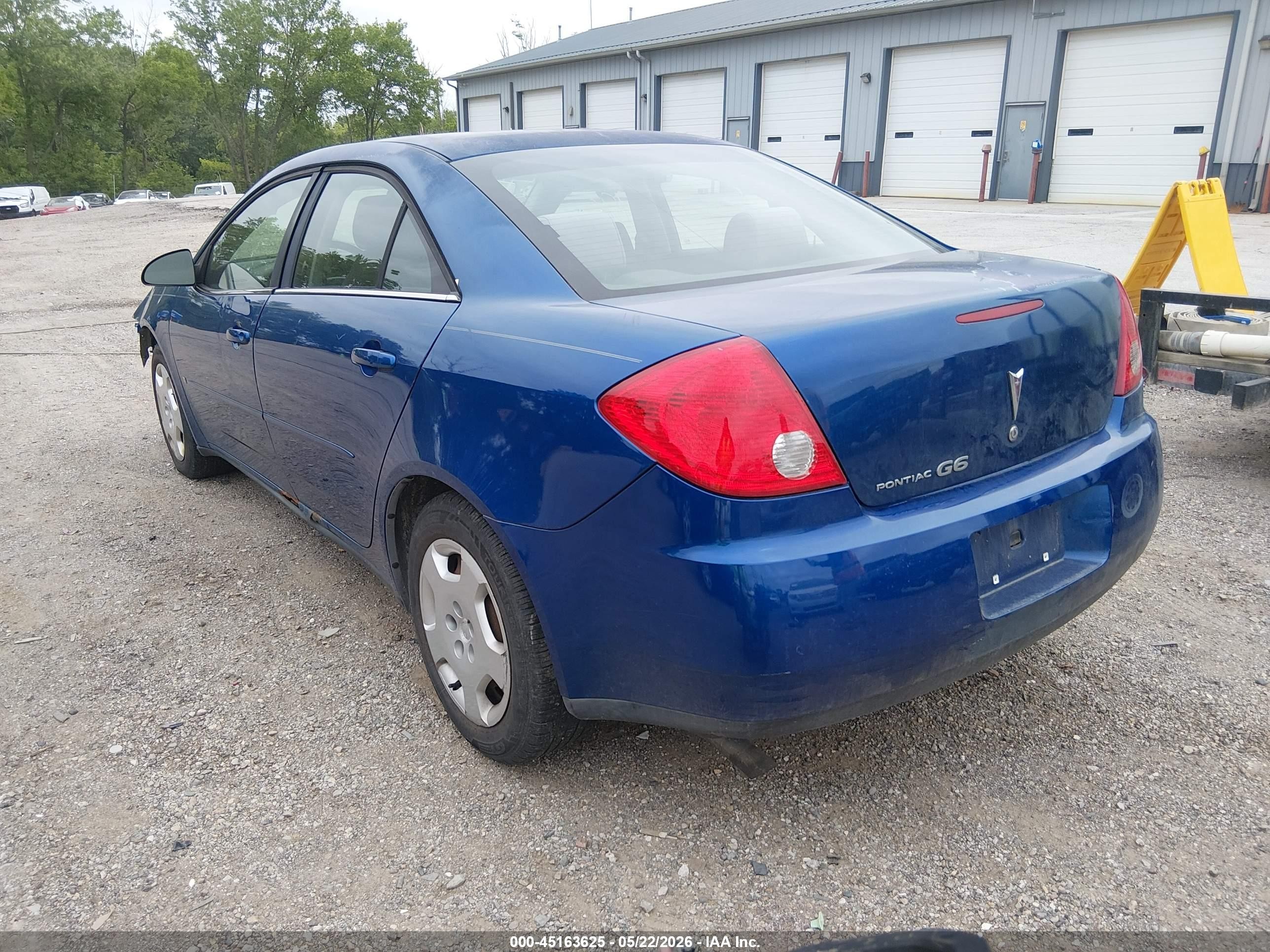 2007 Pontiac G6 Value Leader Blue vin: 1G2ZF58B874238436