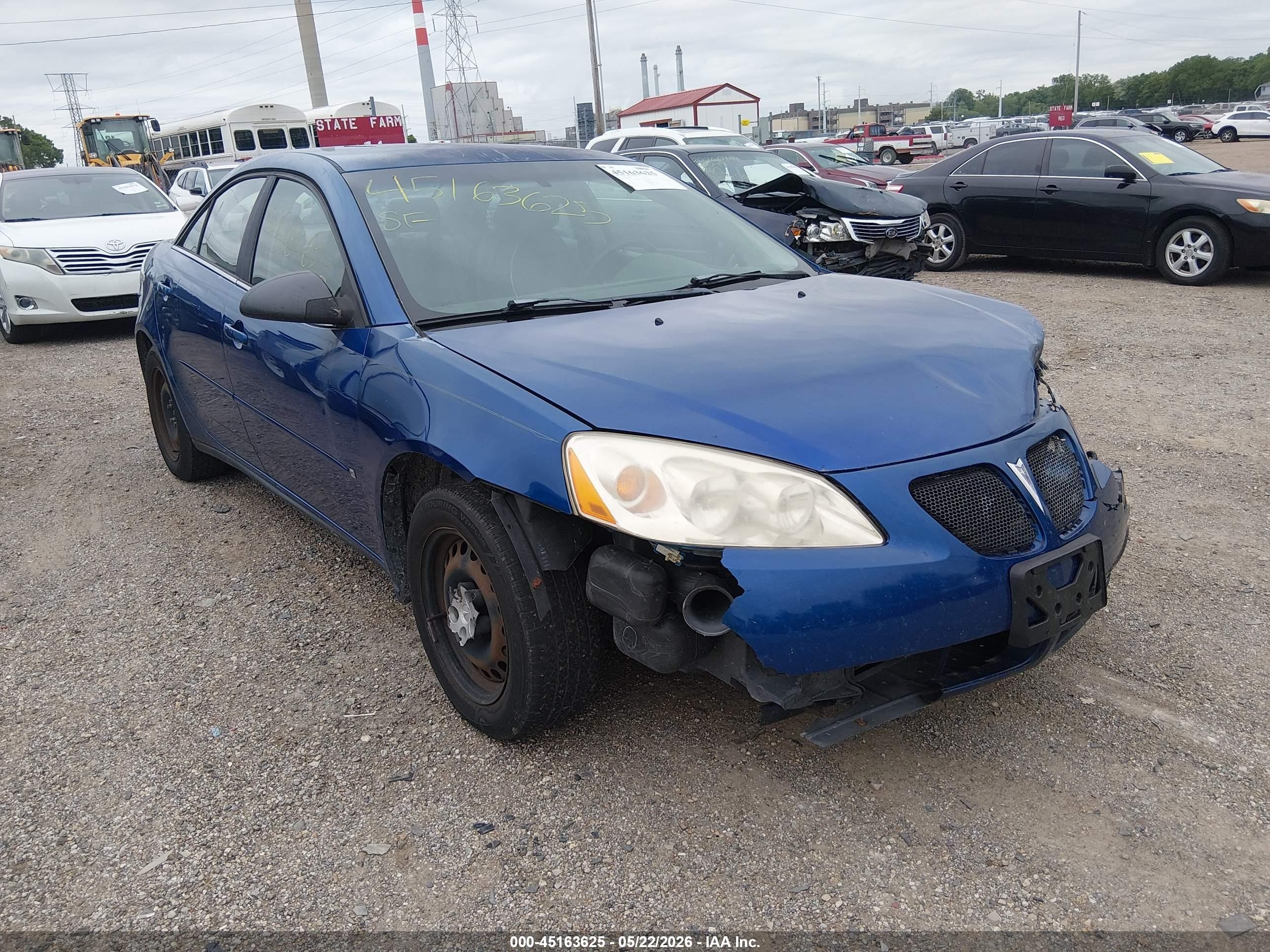 2007 Pontiac G6 Value Leader Синий vin: 1G2ZF58B874238436