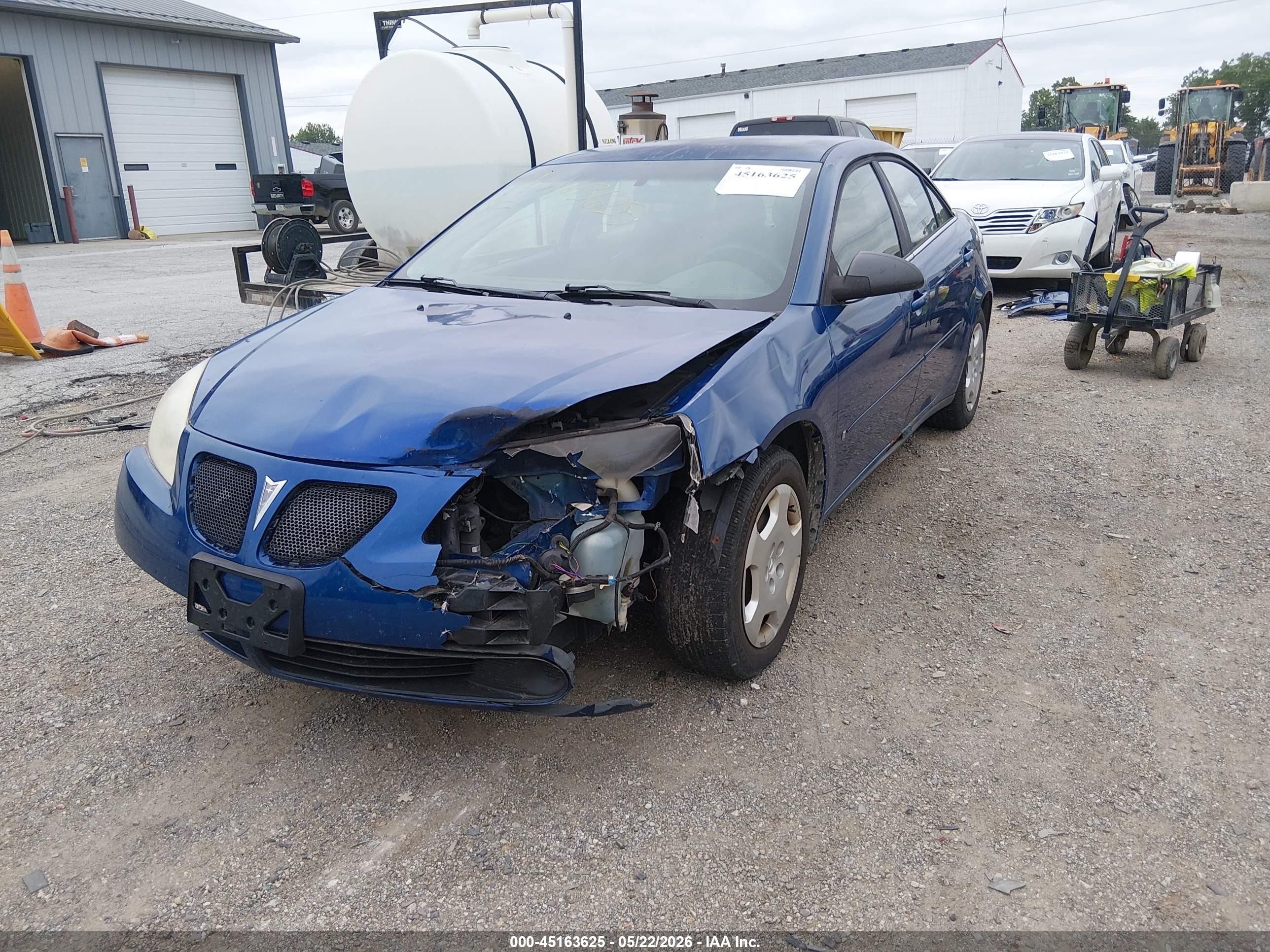 2007 Pontiac G6 Value Leader Blue vin: 1G2ZF58B874238436