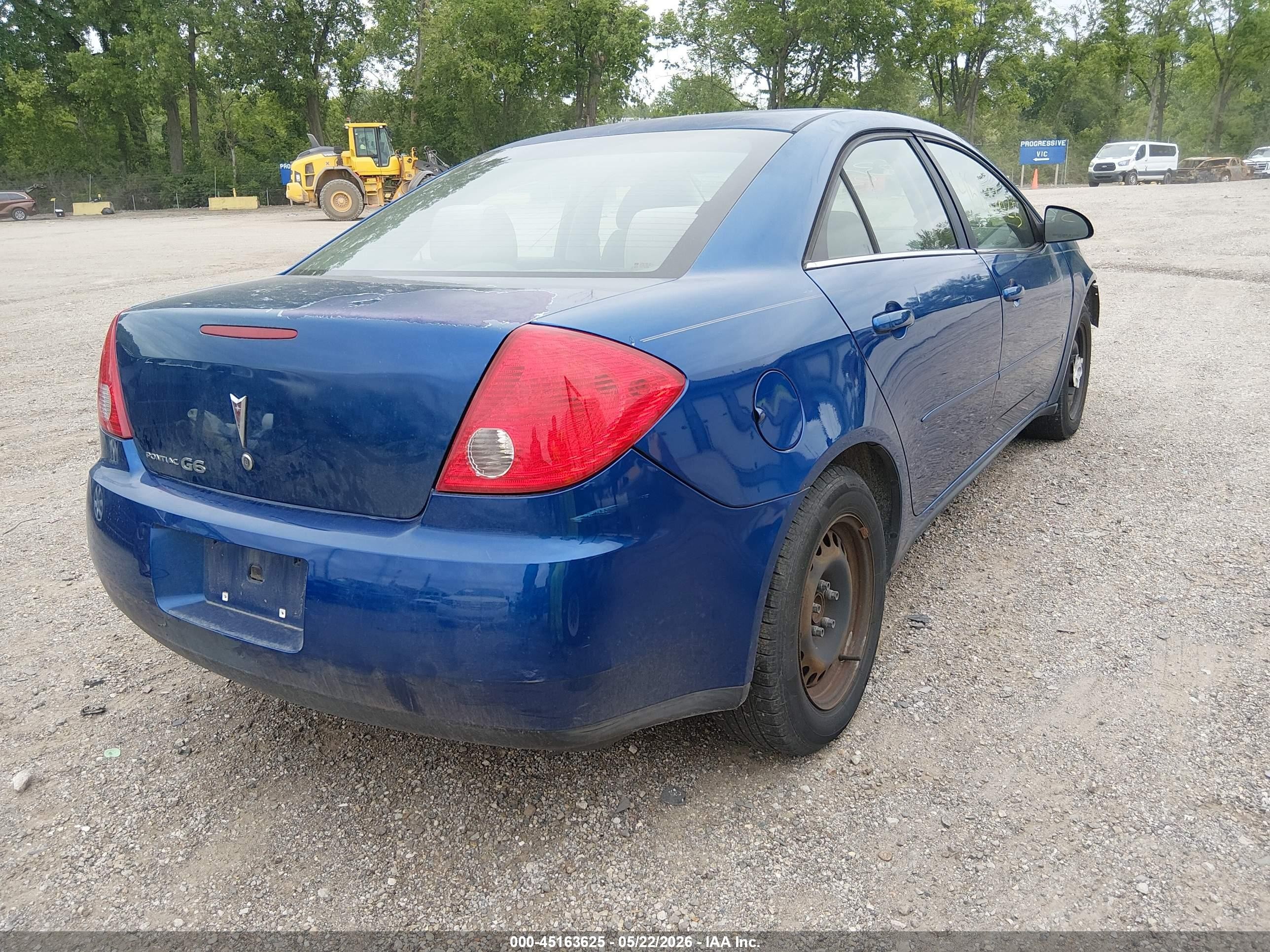 2007 Pontiac G6 Value Leader Blue vin: 1G2ZF58B874238436