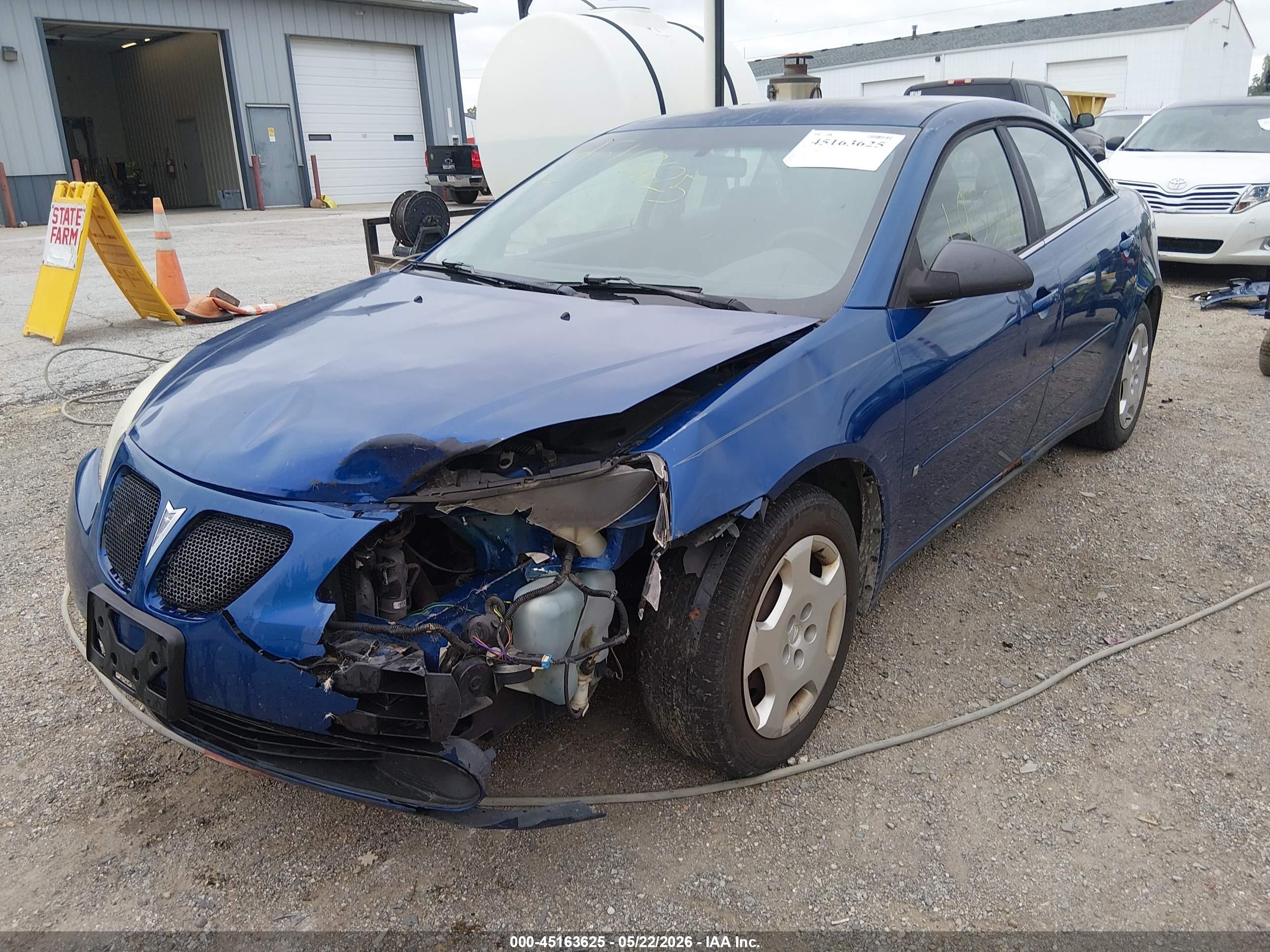 2007 Pontiac G6 Value Leader Blue vin: 1G2ZF58B874238436