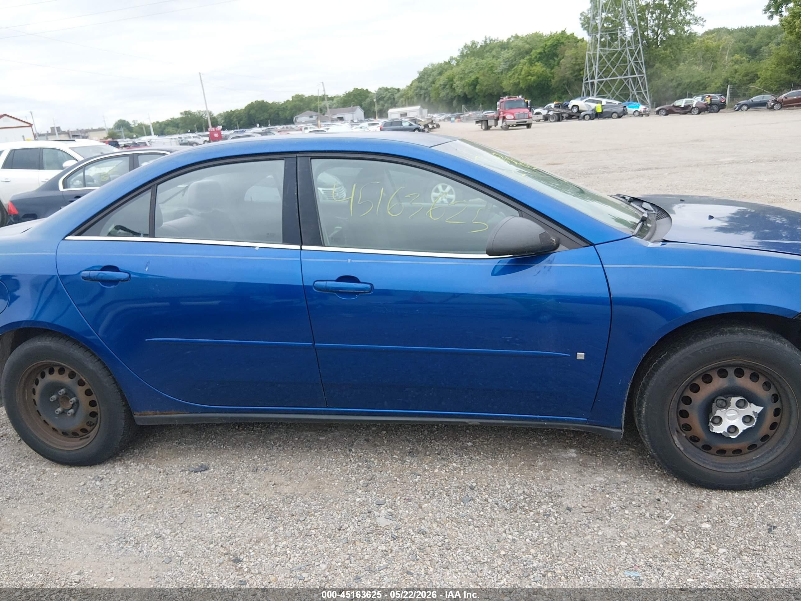 2007 Pontiac G6 Value Leader Blue vin: 1G2ZF58B874238436