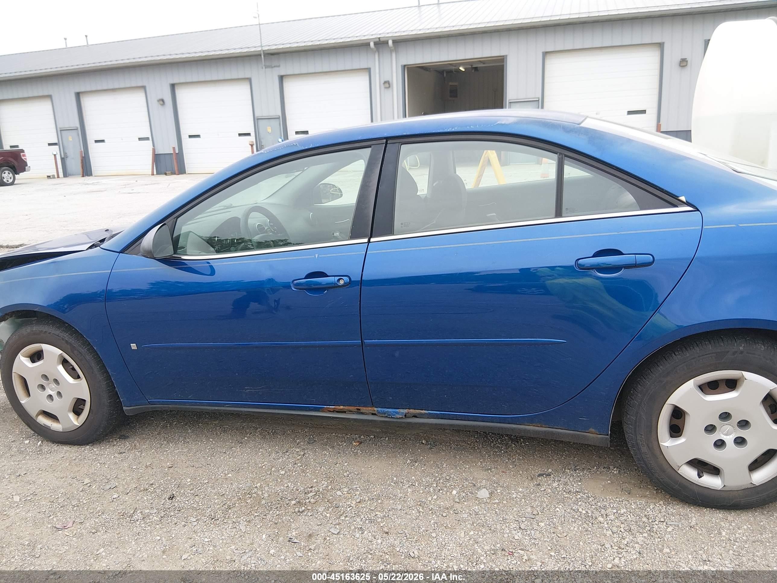 2007 Pontiac G6 Value Leader Blue vin: 1G2ZF58B874238436