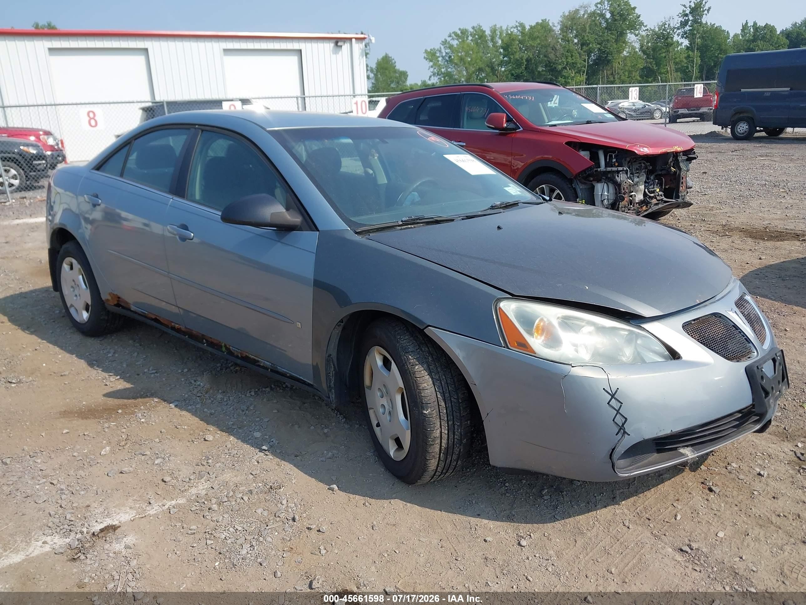 2007 Pontiac G6 Value Leader Blue vin: 1G2ZF58B974177906