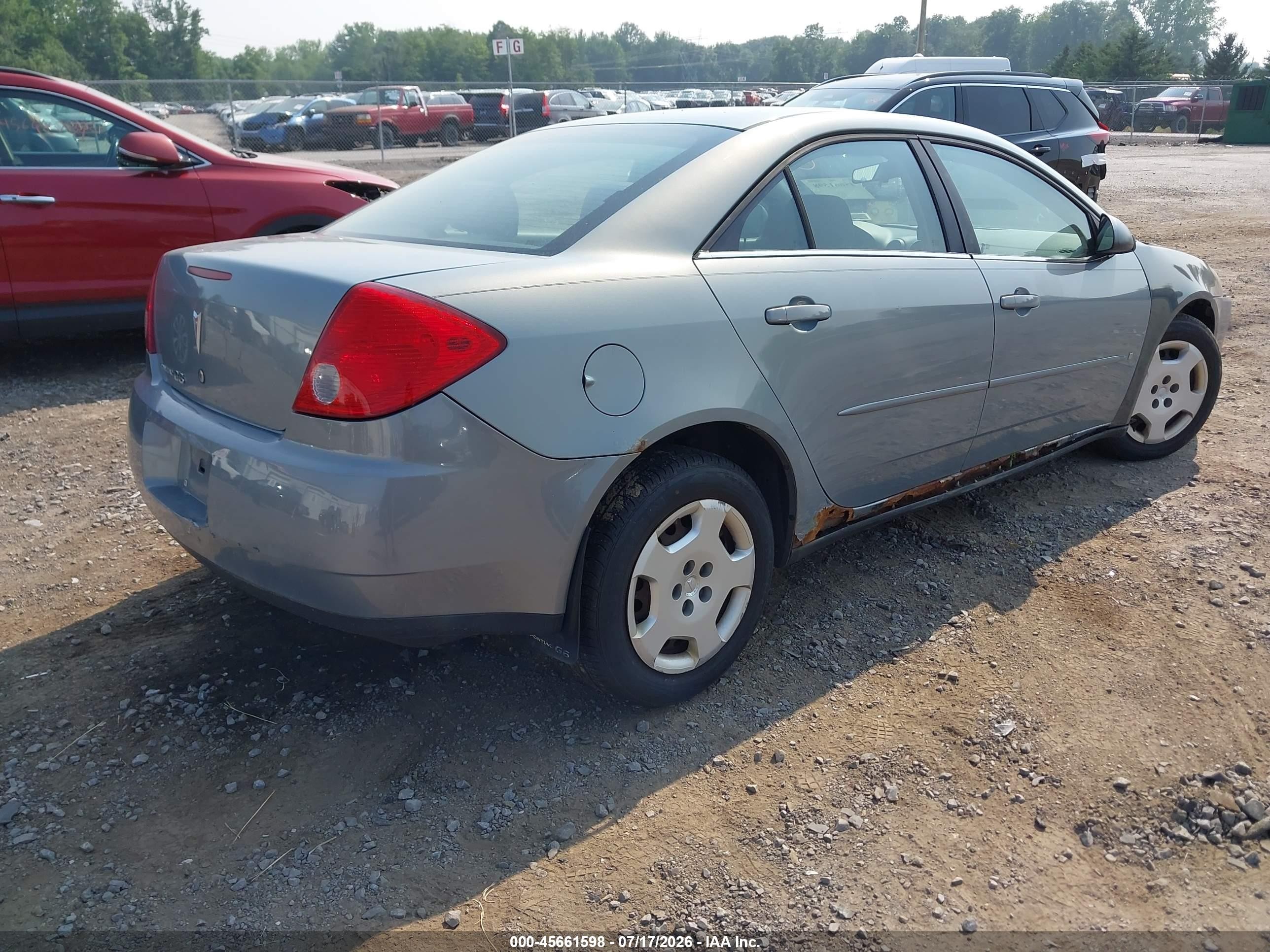 2007 Pontiac G6 Value Leader Blue vin: 1G2ZF58B974177906