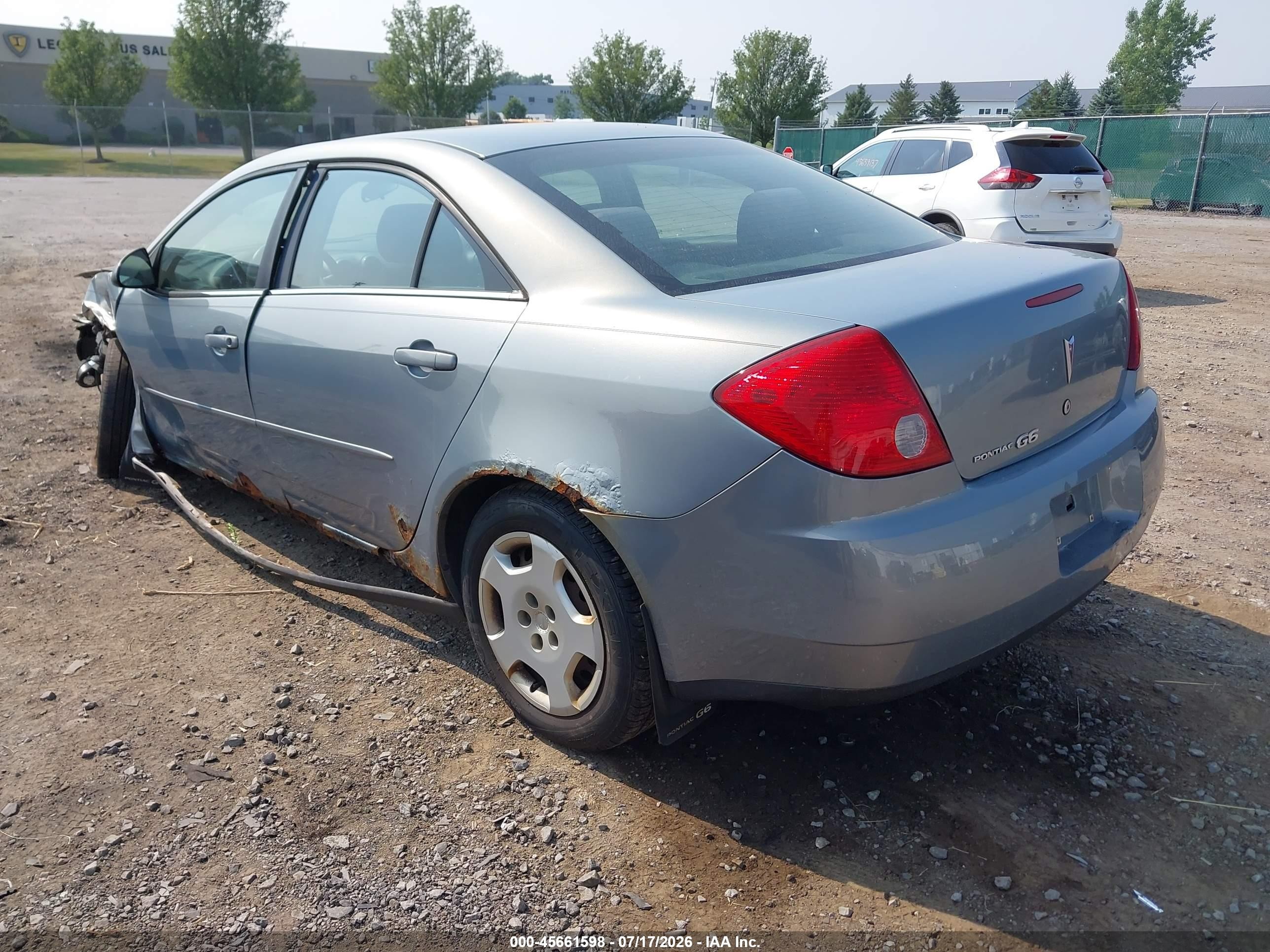2007 Pontiac G6 Value Leader Blue vin: 1G2ZF58B974177906