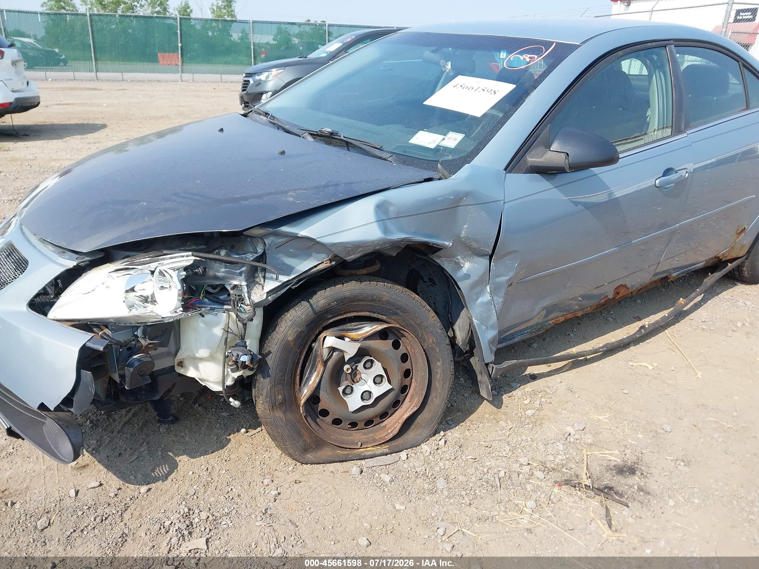 2007 Pontiac G6 Value Leader Blue vin: 1G2ZF58B974177906