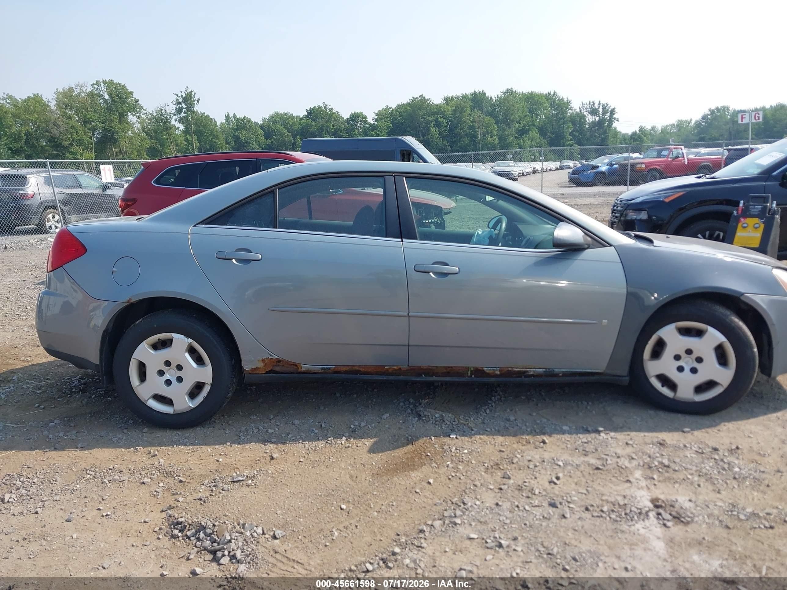 2007 Pontiac G6 Value Leader Blue vin: 1G2ZF58B974177906