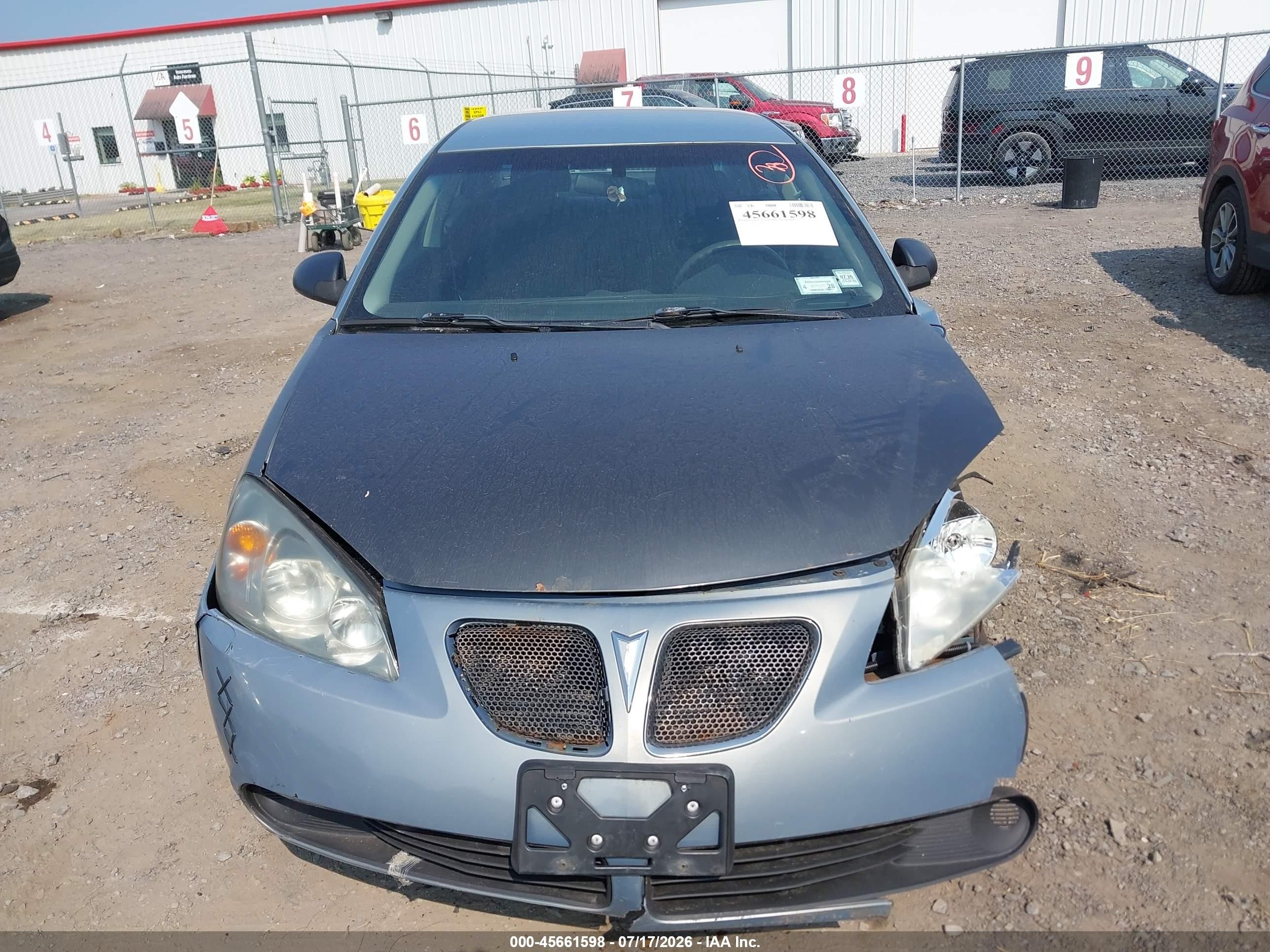 2007 Pontiac G6 Value Leader Blue vin: 1G2ZF58B974177906