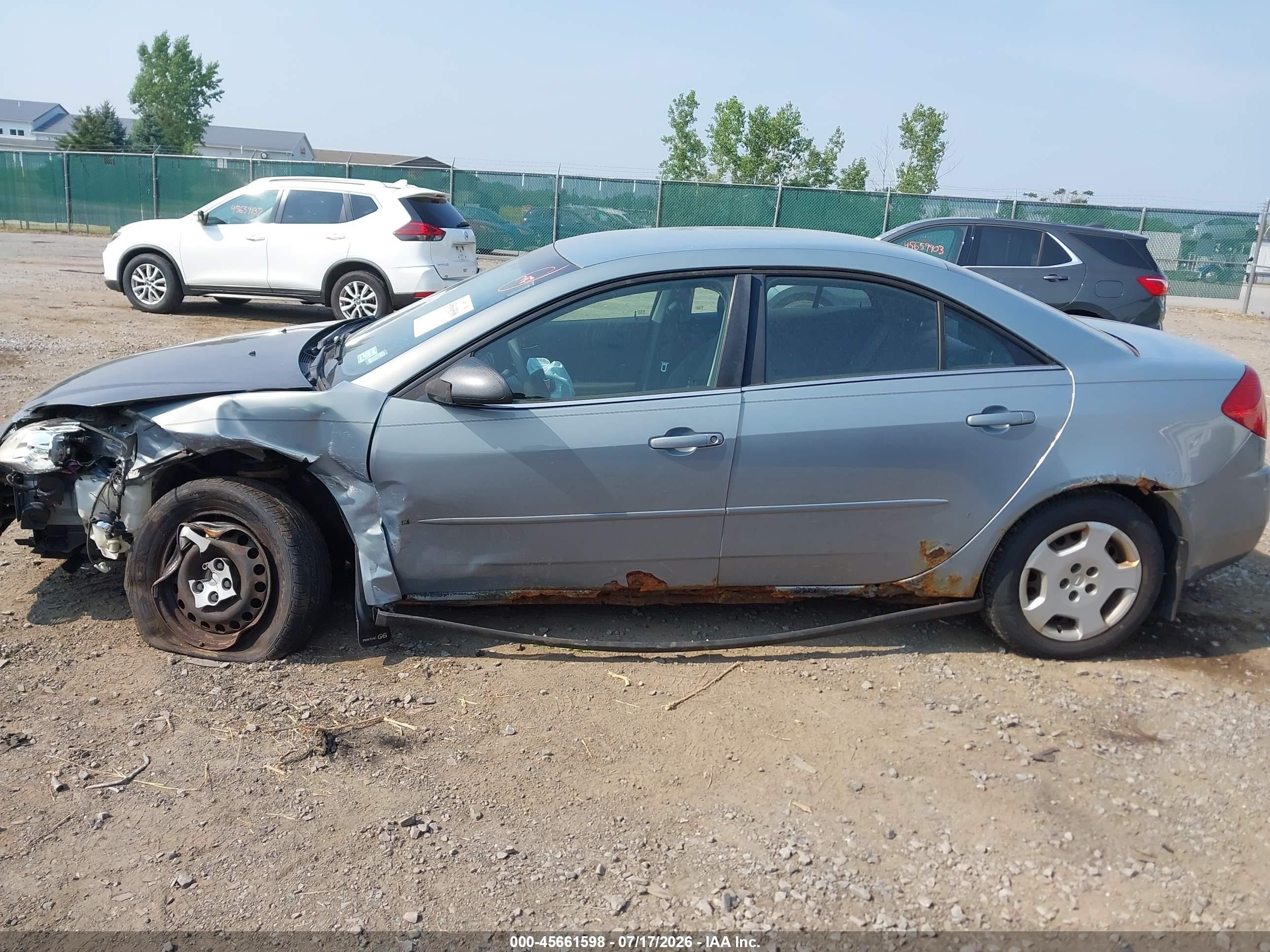 2007 Pontiac G6 Value Leader Blue vin: 1G2ZF58B974177906