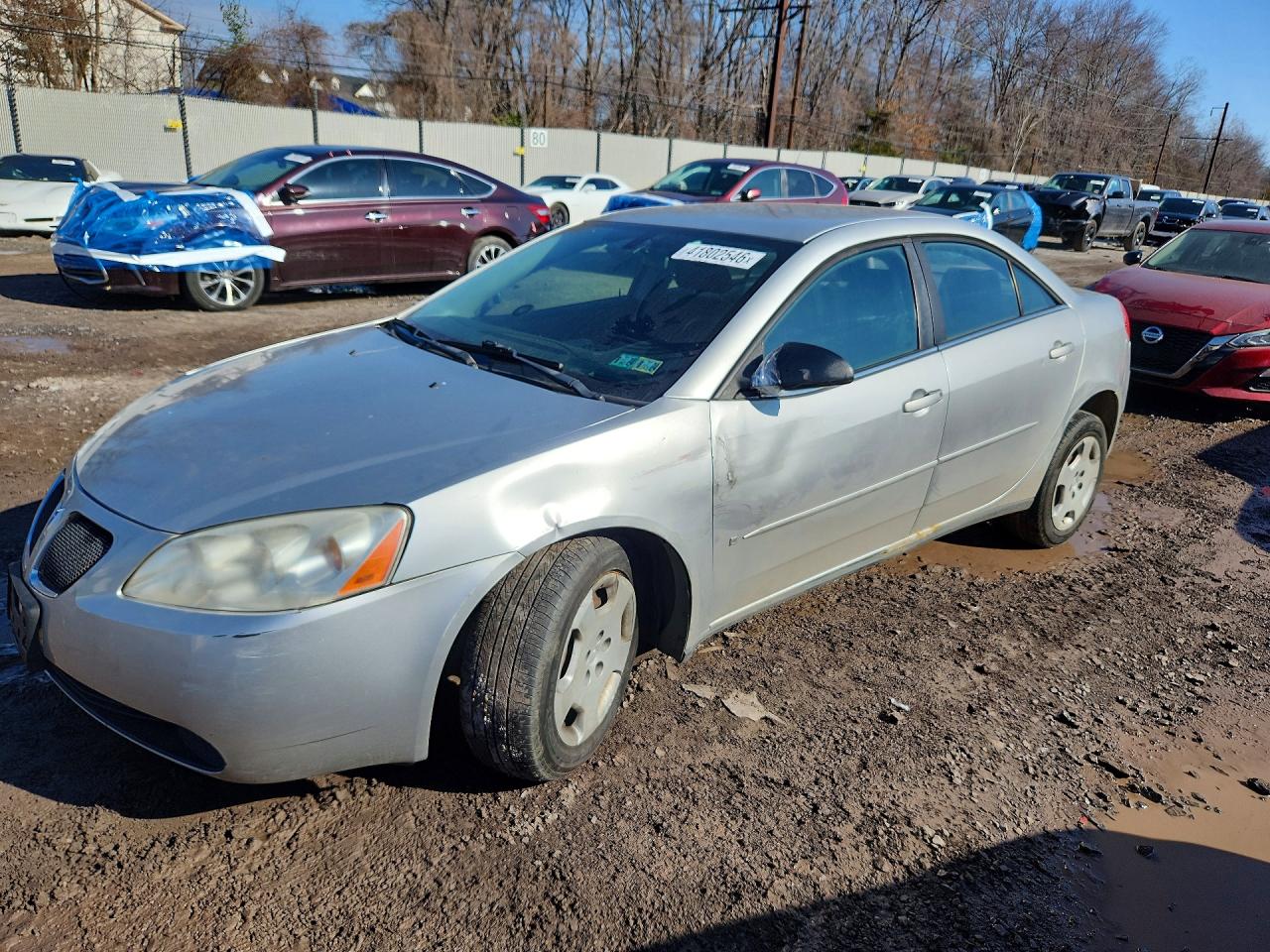 2007 Pontiac G6 Value Leader Silver vin: 1G2ZF58B974261921