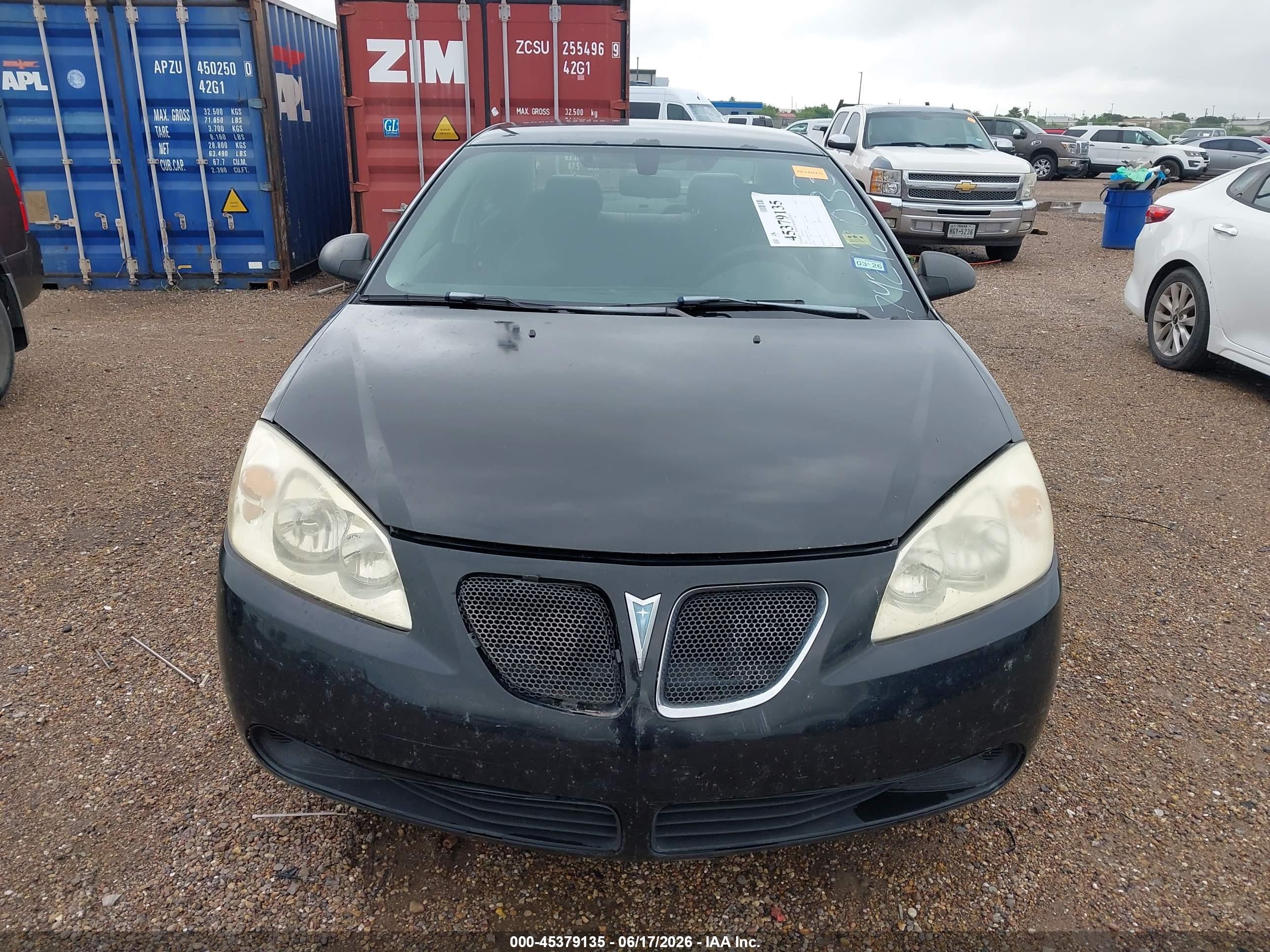 2007 Pontiac G6 Value Leader Black vin: 1G2ZF58BX74212033