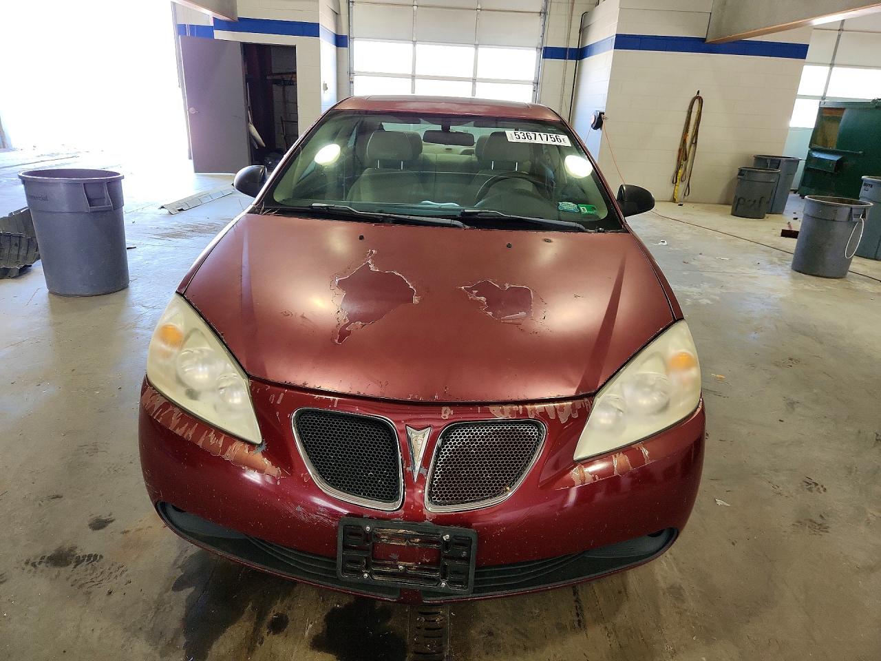 2005 Pontiac G6 Burgundy vin: 1G2ZG528154167006