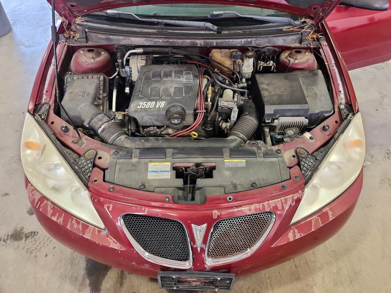 2005 Pontiac G6 Burgundy vin: 1G2ZG528154167006