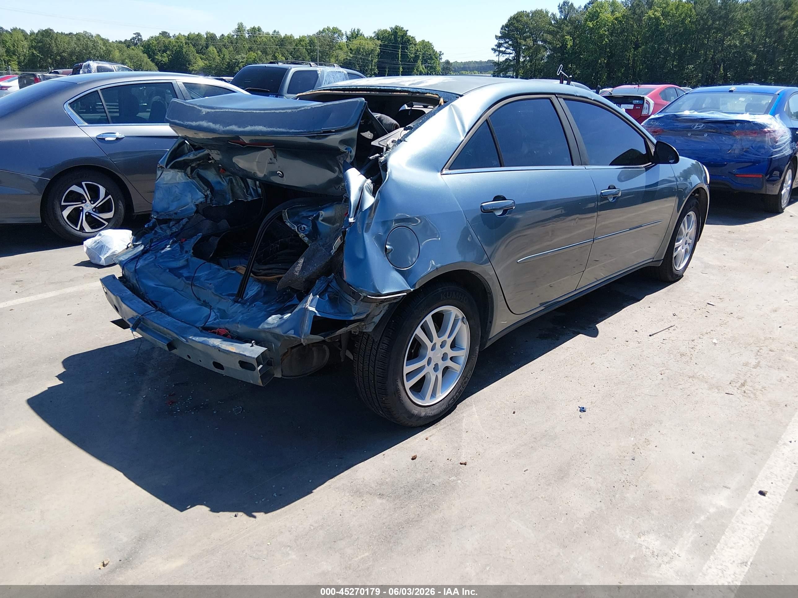 2005 Pontiac G6   Light Blue vin: 1G2ZG528154179768