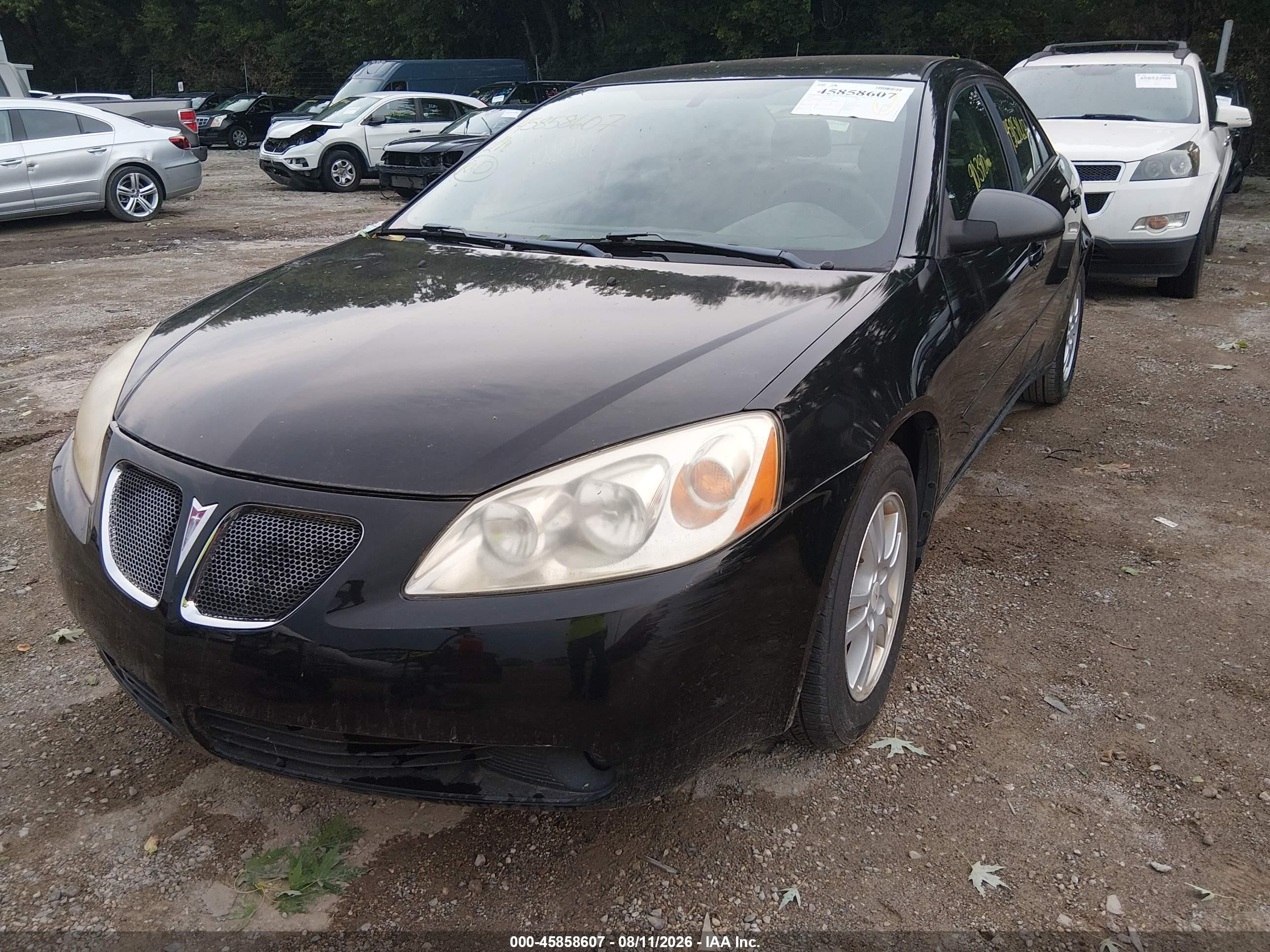 2005 Pontiac G6   Black vin: 1G2ZG528454150328