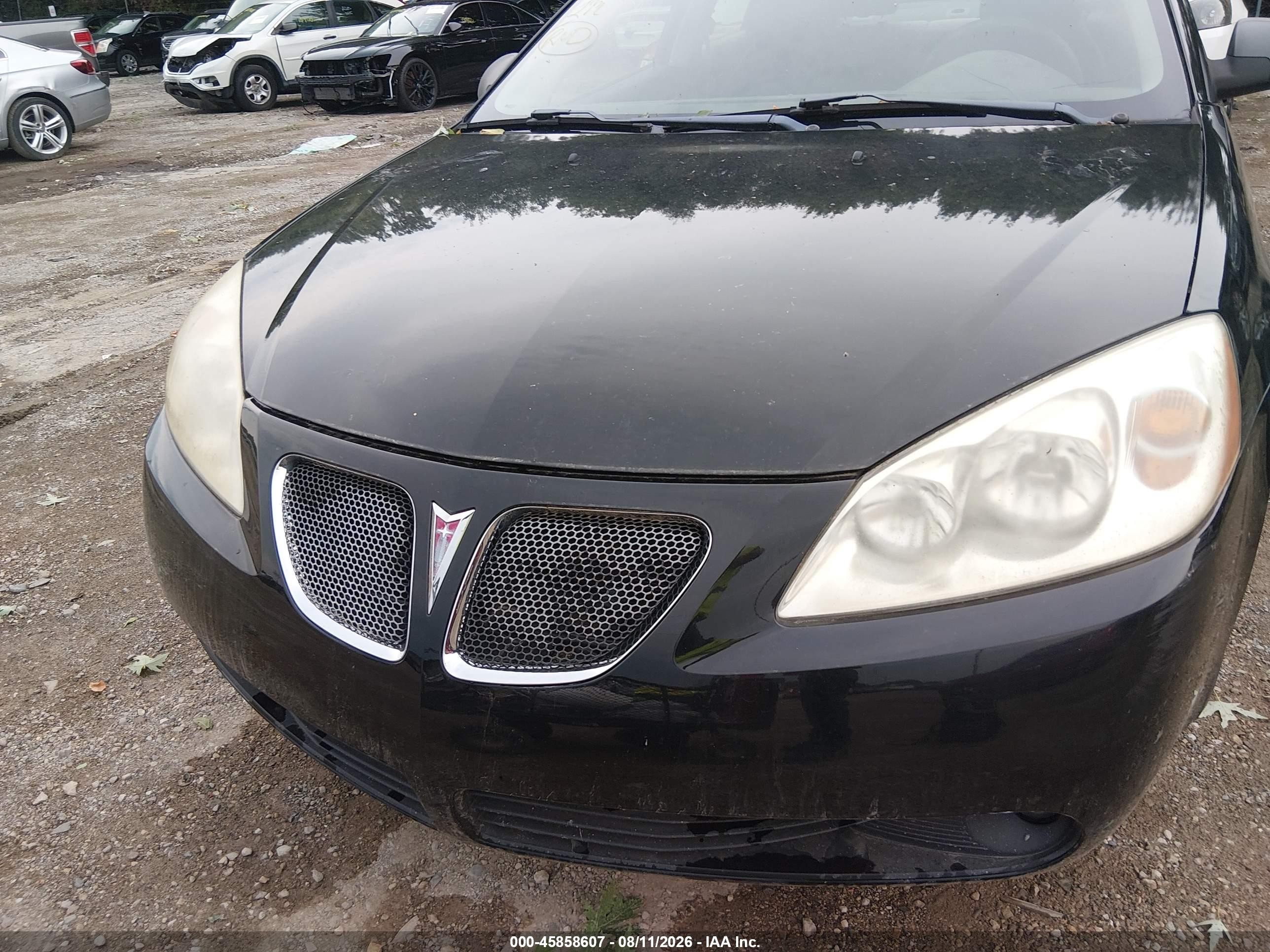 2005 Pontiac G6   Black vin: 1G2ZG528454150328