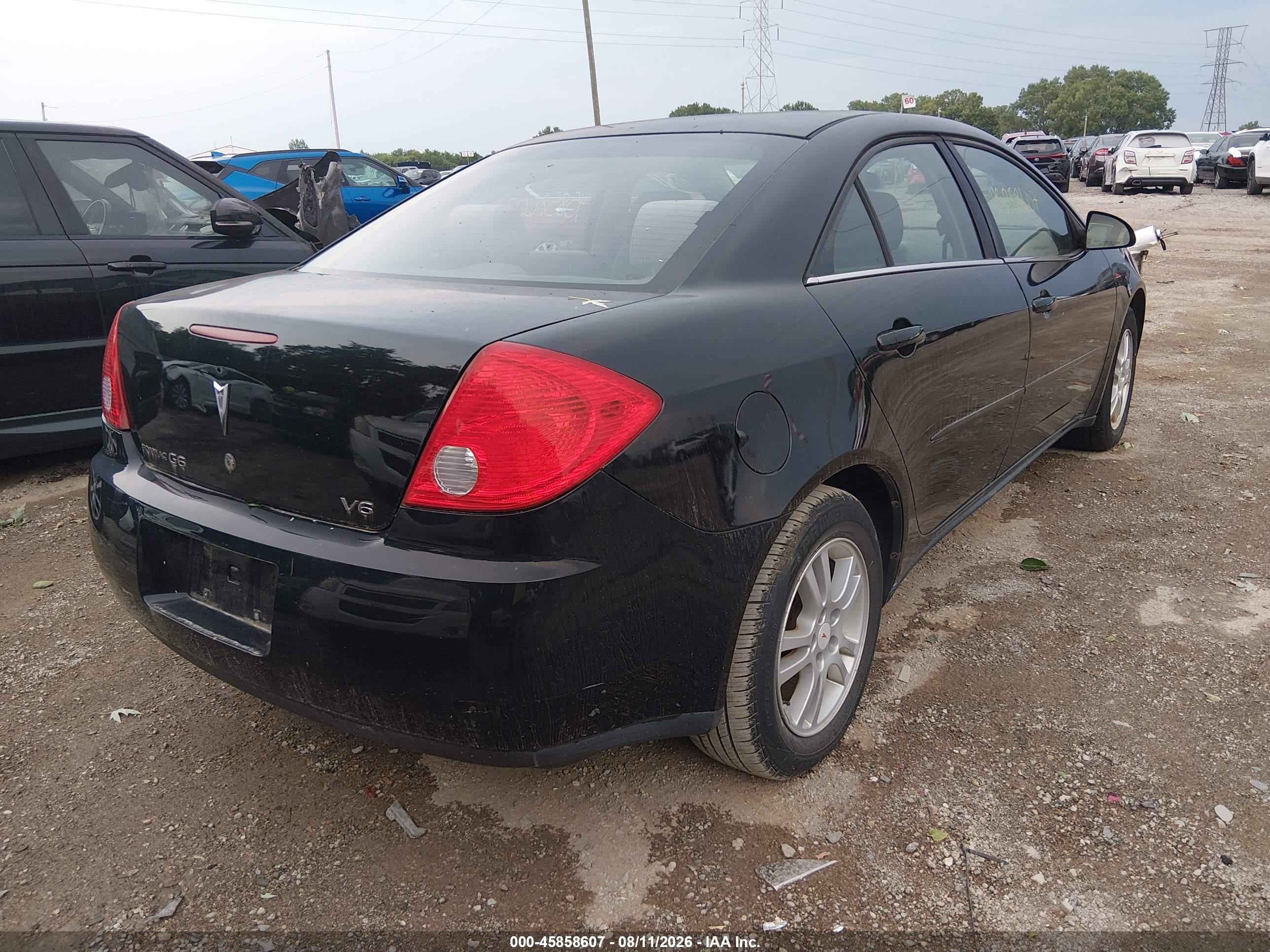 2005 Pontiac G6   Black vin: 1G2ZG528454150328
