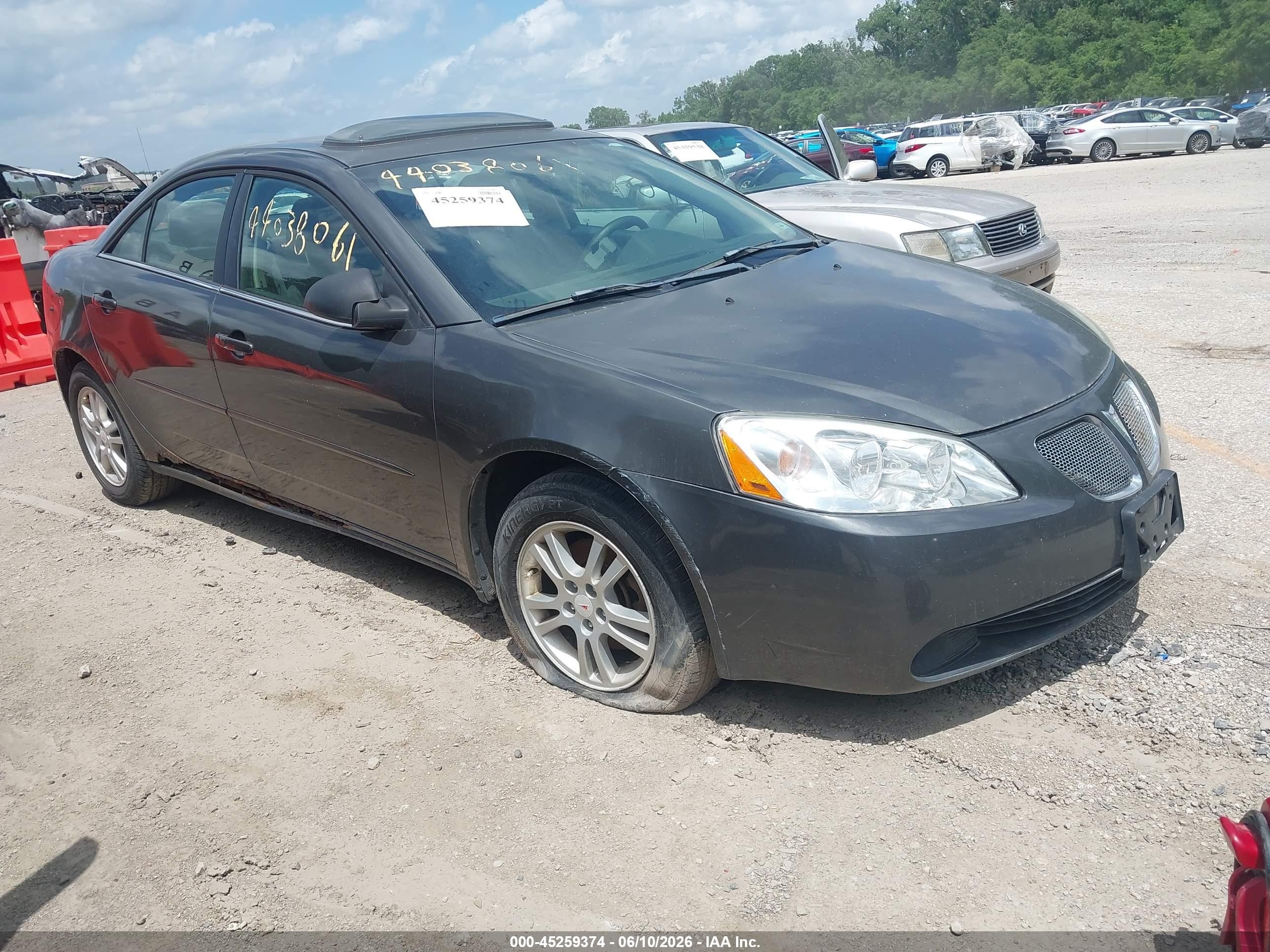 2005 Pontiac G6   Gray vin: 1G2ZG528654141534