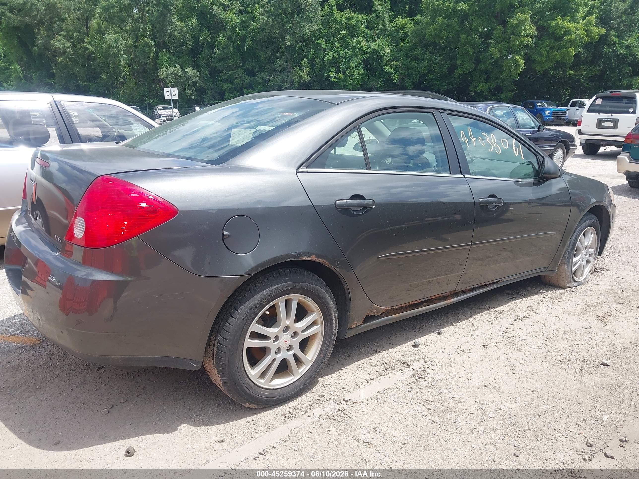 2005 Pontiac G6   Gray vin: 1G2ZG528654141534