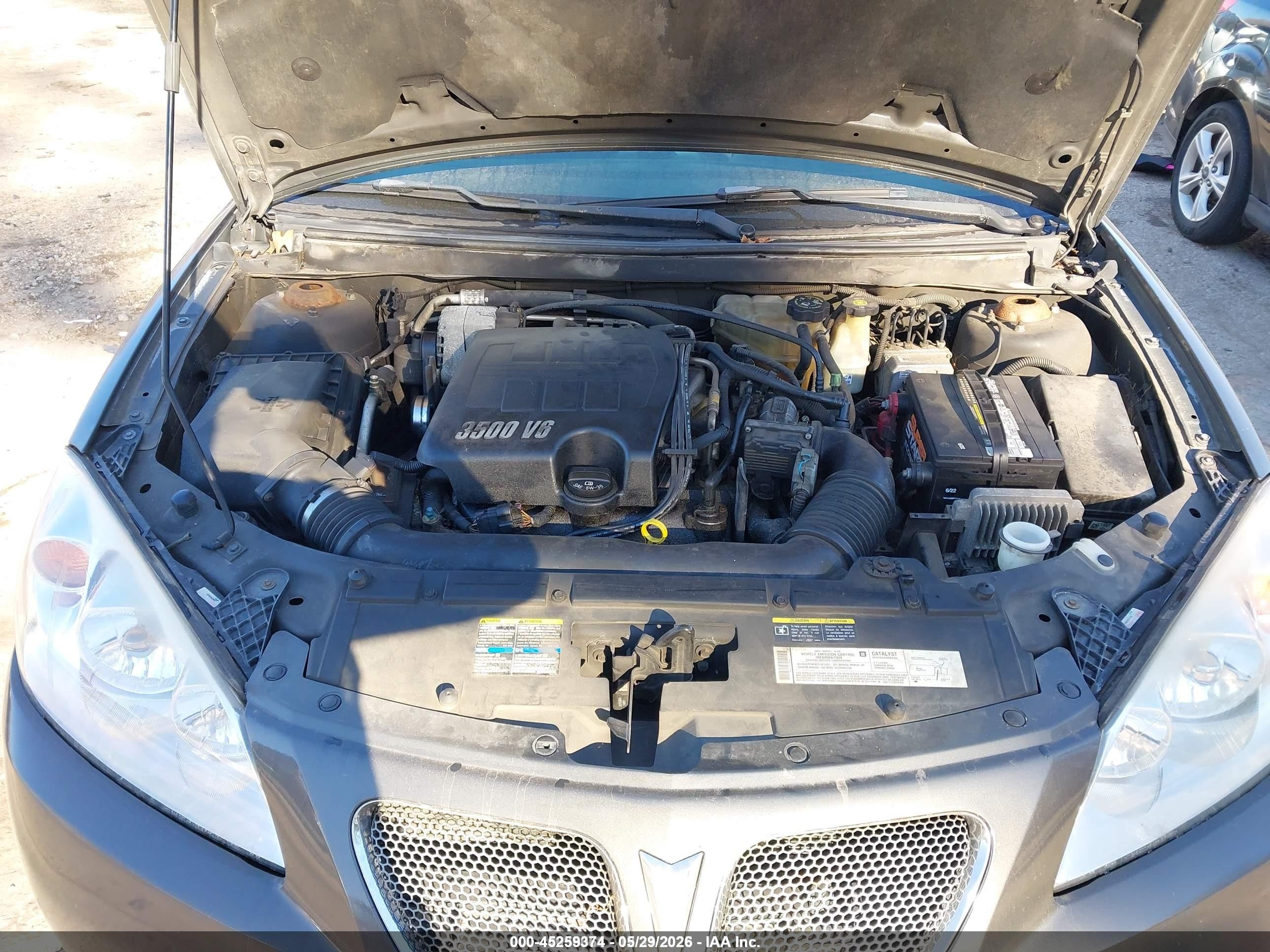 2005 Pontiac G6   Gray vin: 1G2ZG528654141534