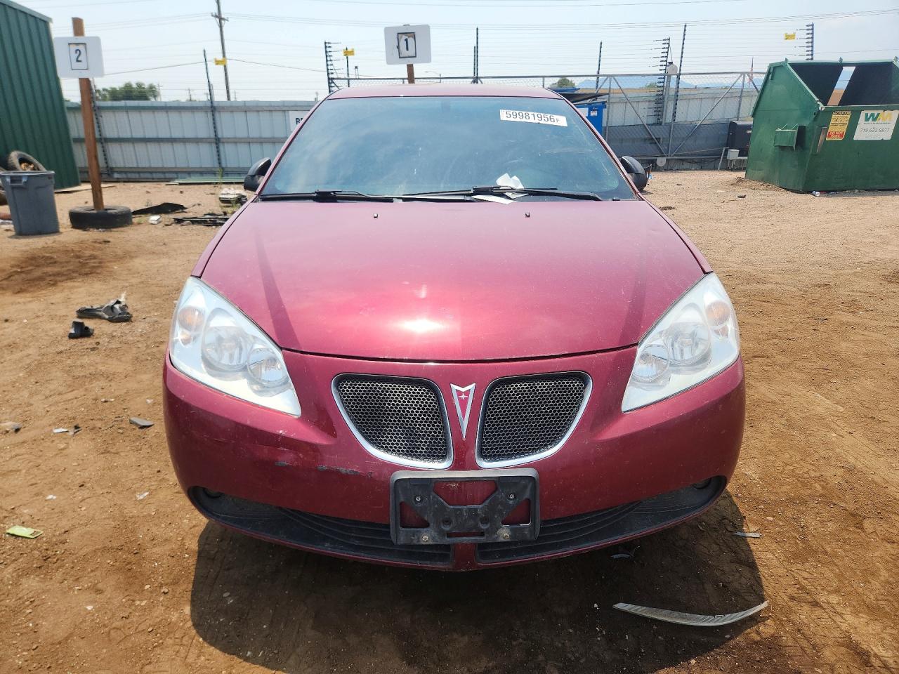 2005 Pontiac G6 Burgundy vin: 1G2ZG528854170324