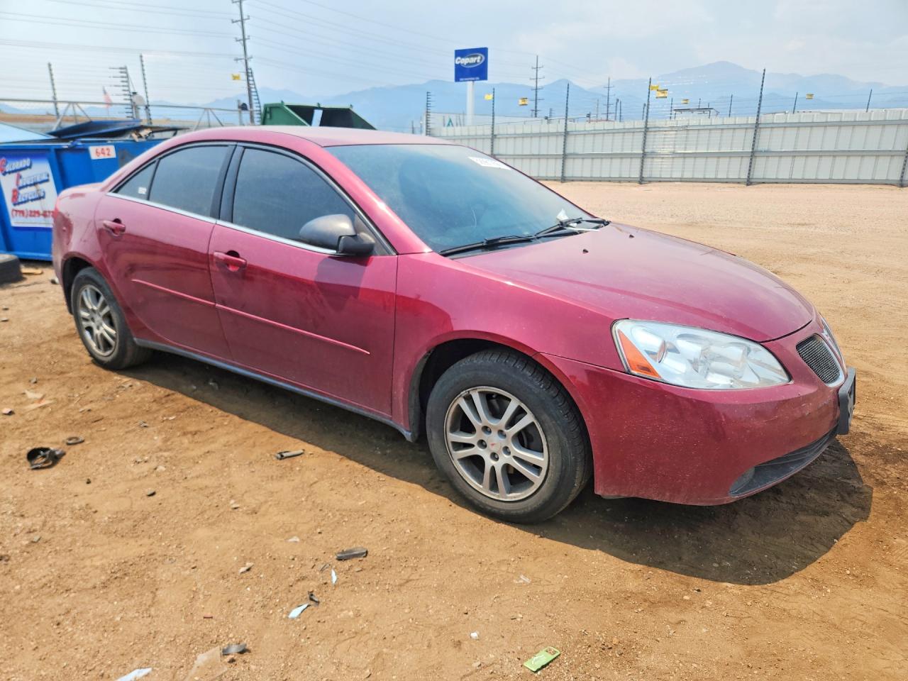 2005 Pontiac G6 Burgundy vin: 1G2ZG528854170324