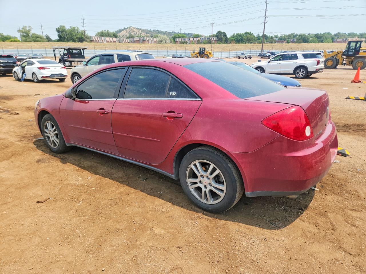 2005 Pontiac G6 Burgundy vin: 1G2ZG528854170324