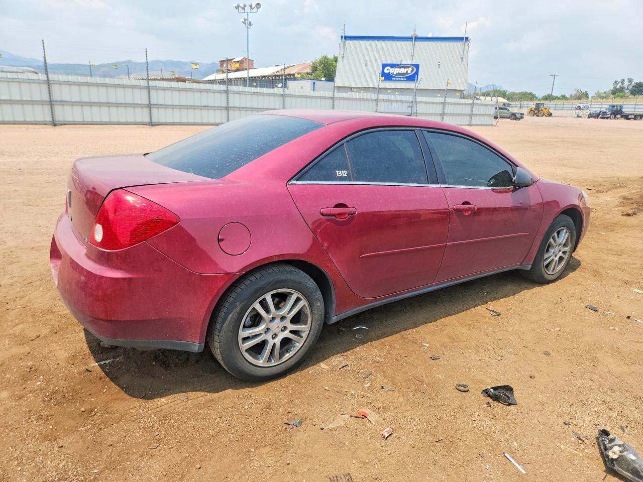 2005 Pontiac G6 Burgundy vin: 1G2ZG528854170324