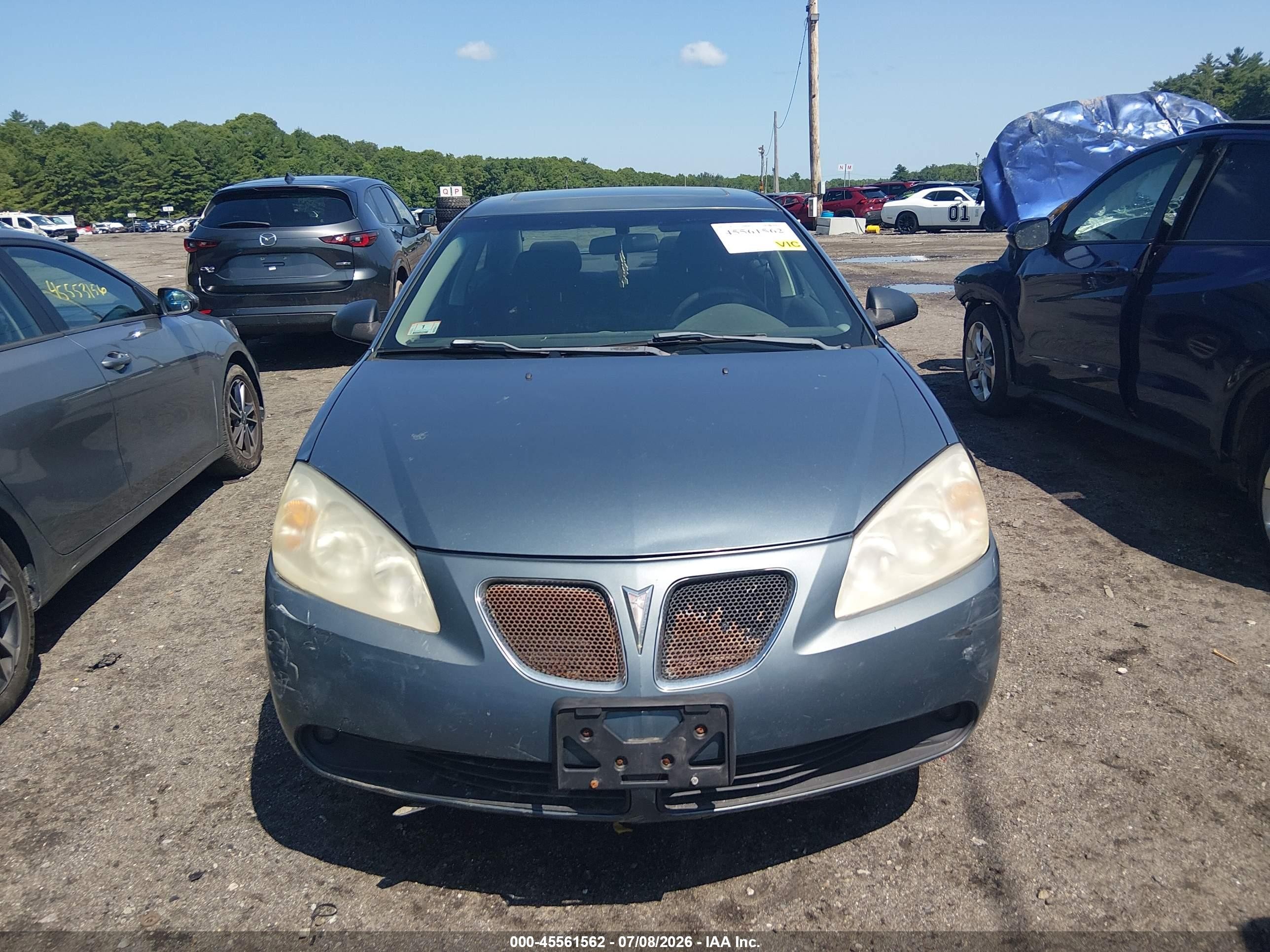 2006 Pontiac G6   Blue vin: 1G2ZG558064100166