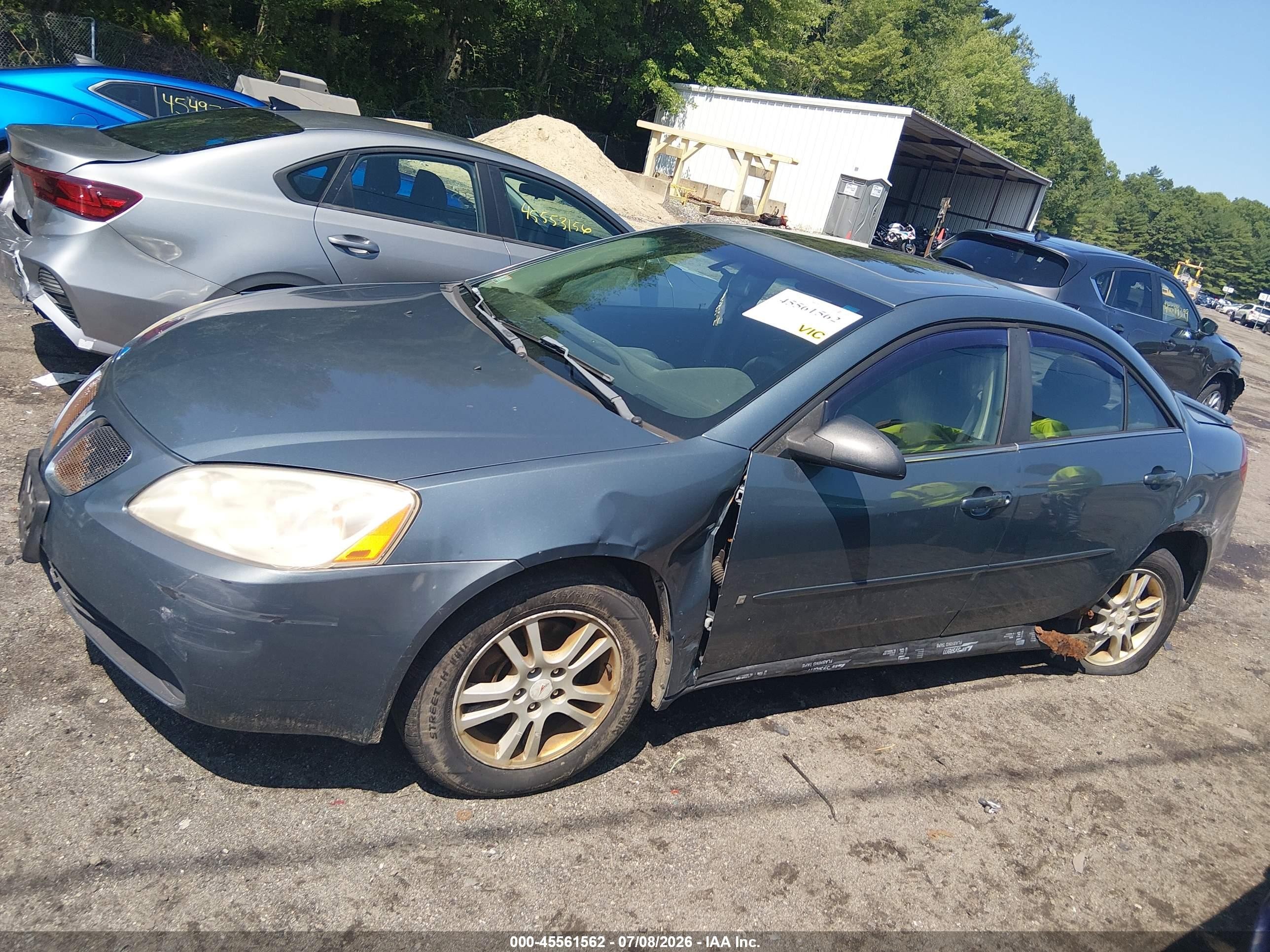 2006 Pontiac G6   Blue vin: 1G2ZG558064100166
