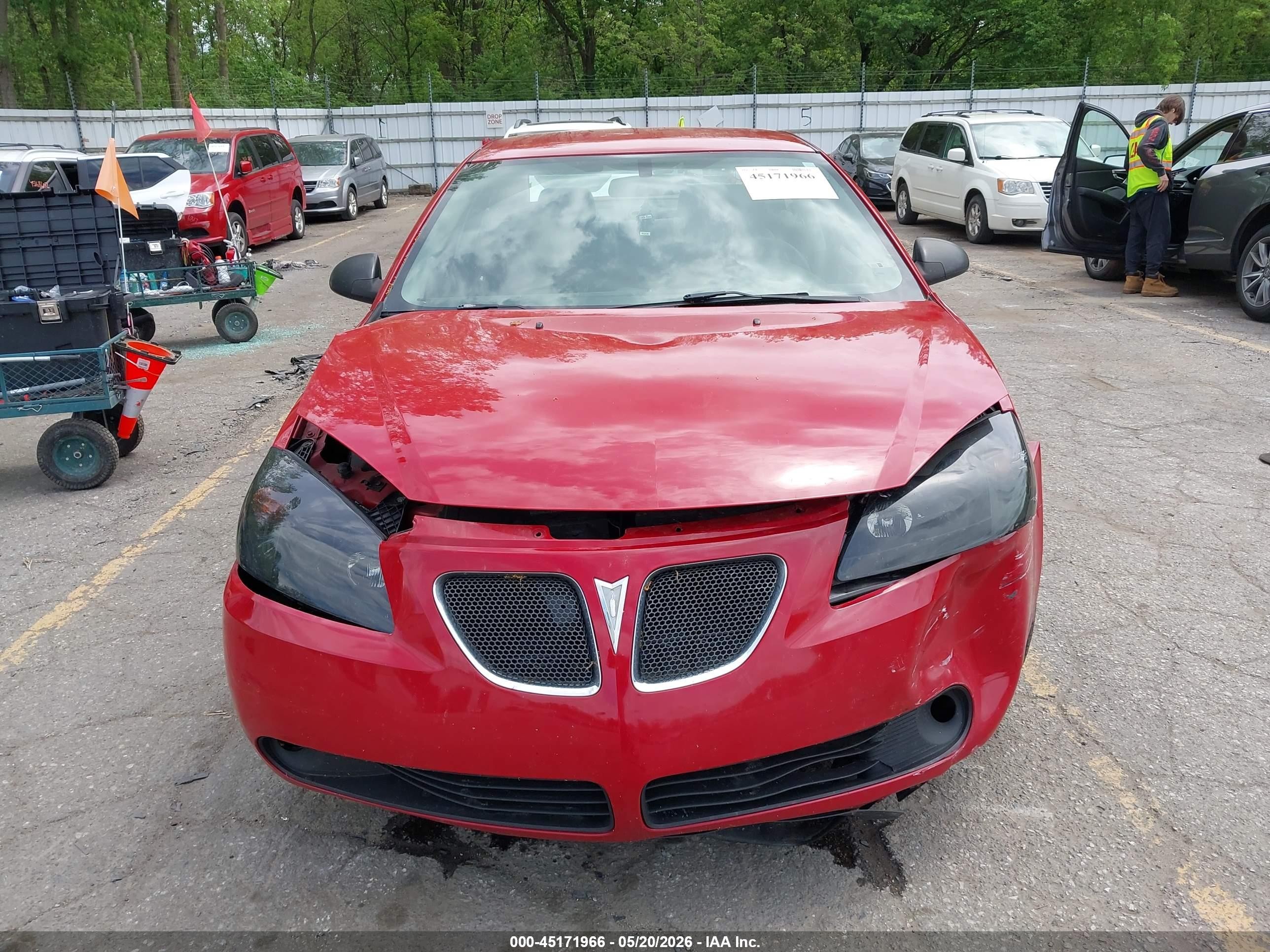 2006 Pontiac G6   Красный vin: 1G2ZG558064181184