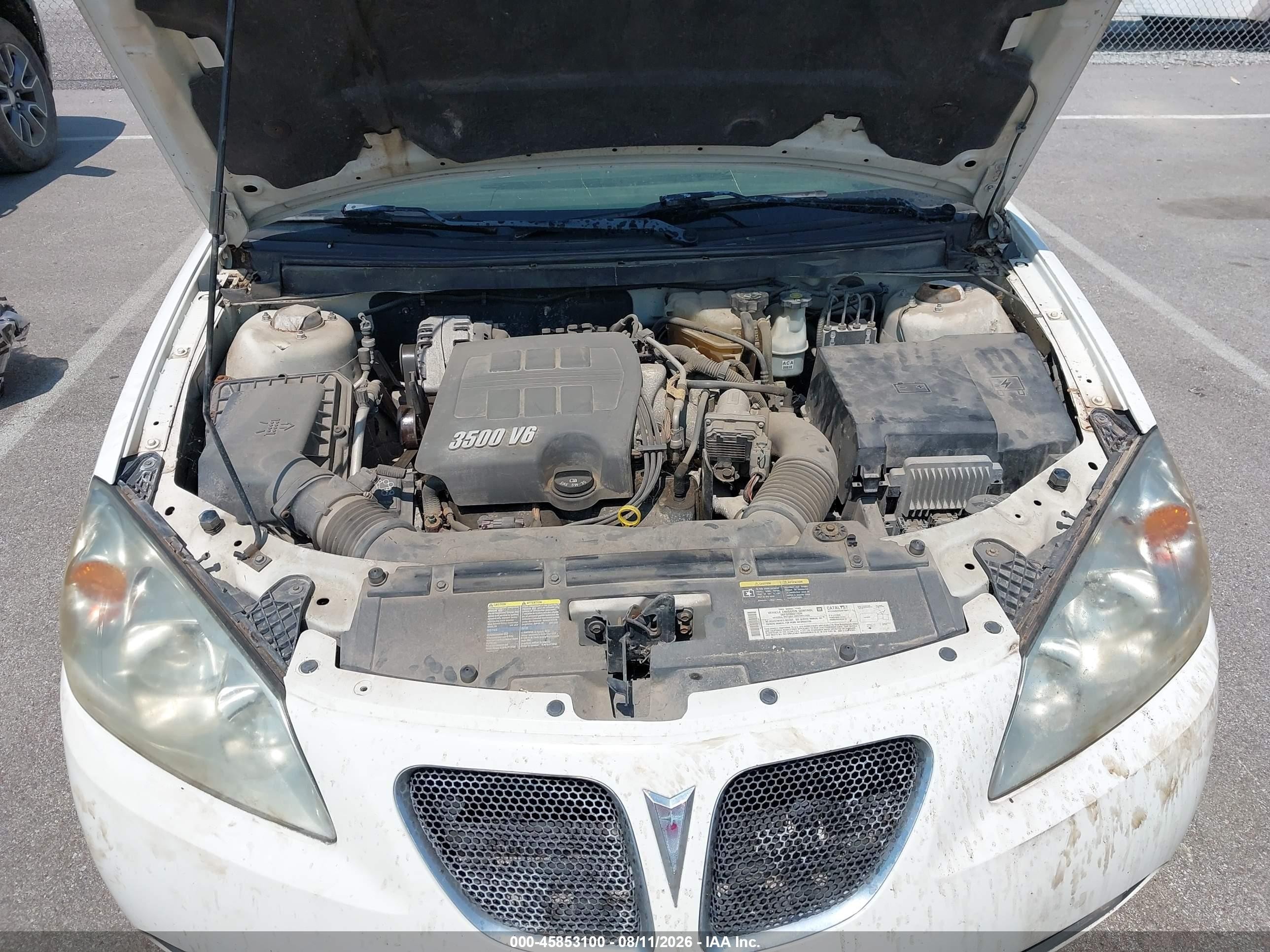 2006 Pontiac G6   White vin: 1G2ZG558064225250