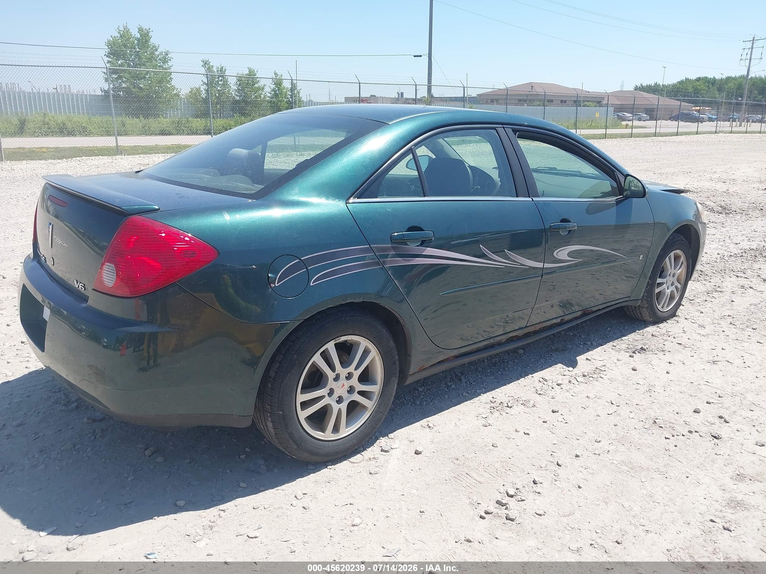 2006 Pontiac G6   Зеленый vin: 1G2ZG558164225709