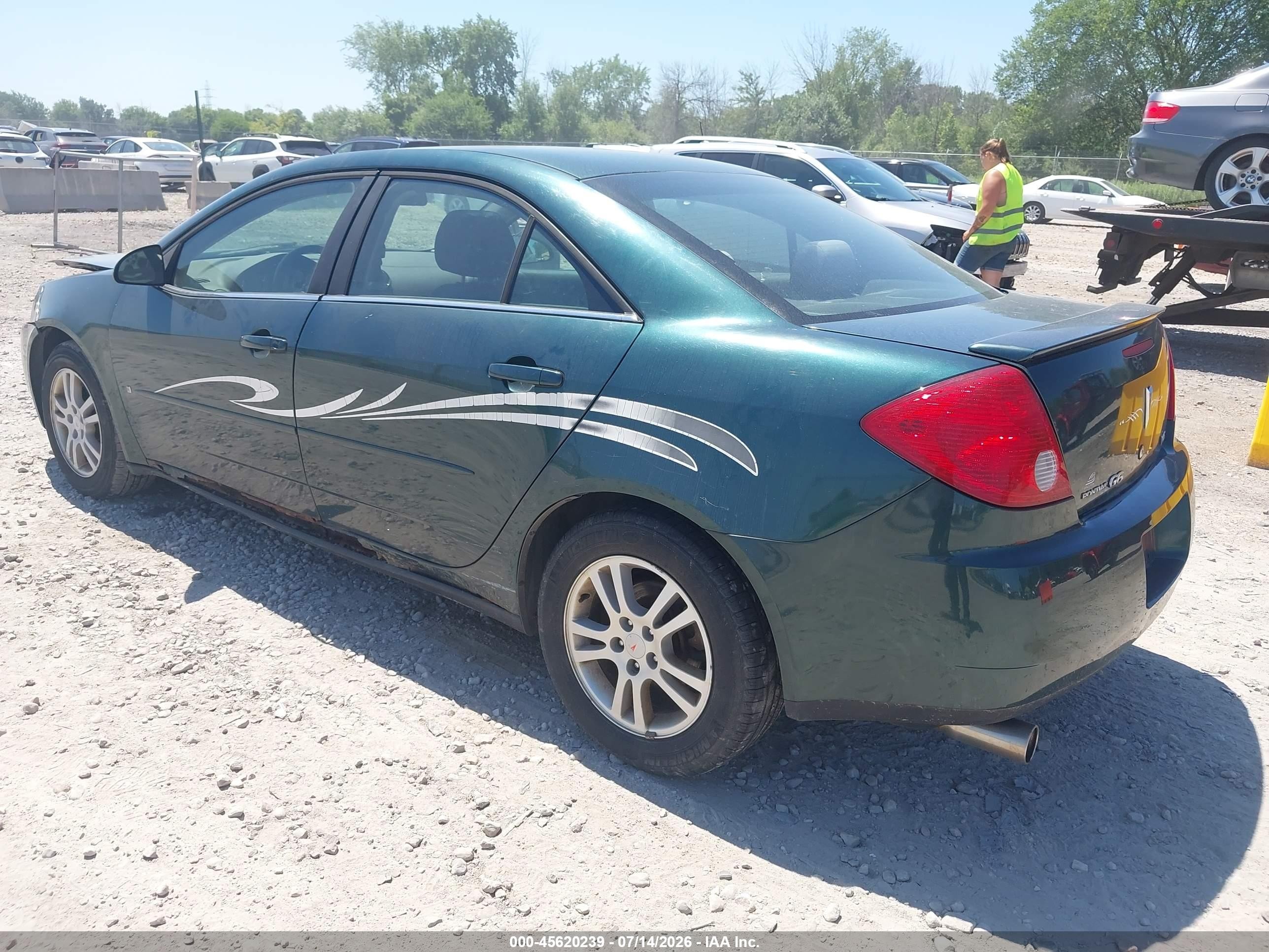 2006 Pontiac G6   Зеленый vin: 1G2ZG558164225709
