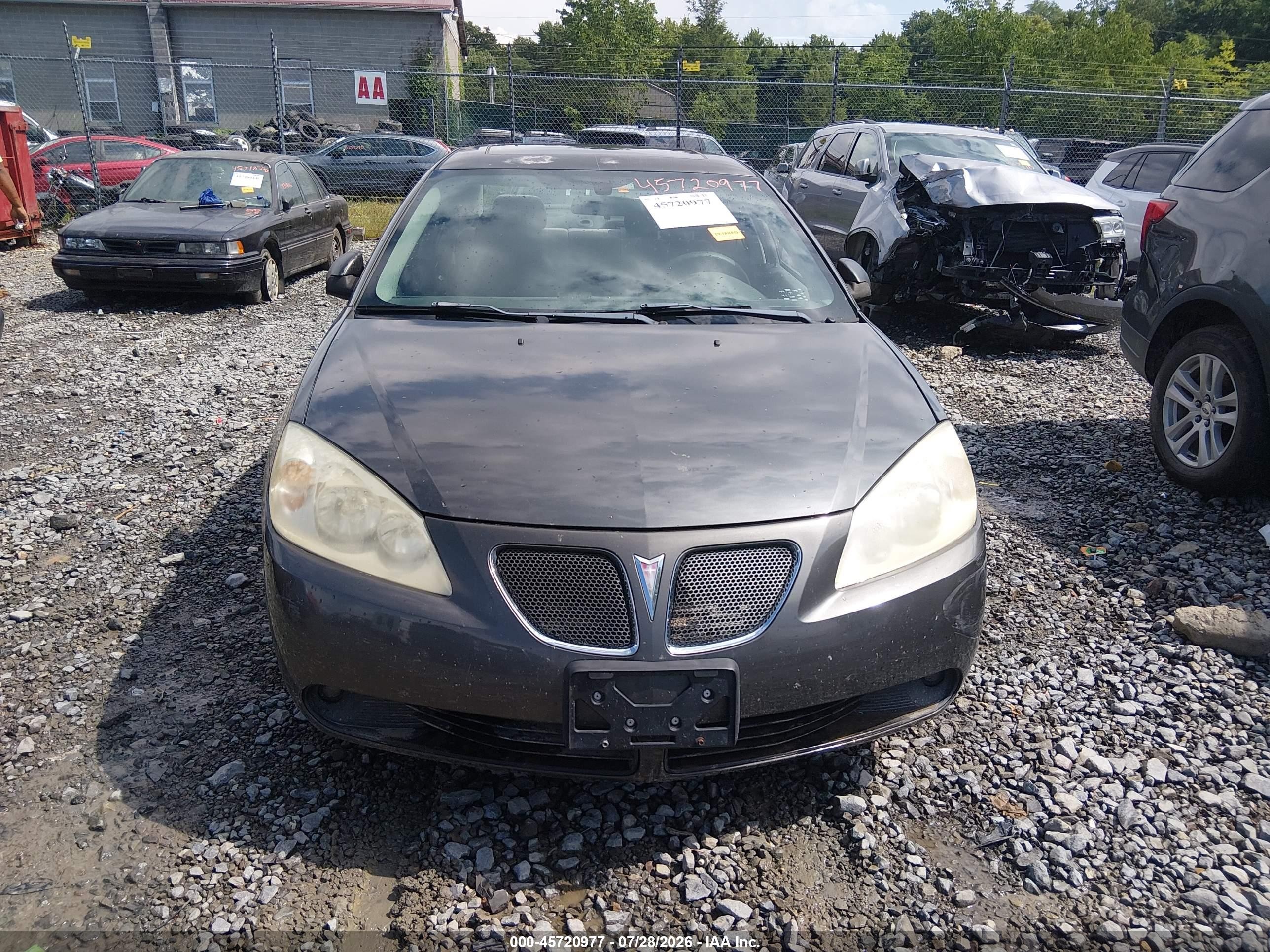 2006 Pontiac G6   Gray vin: 1G2ZG558264204190