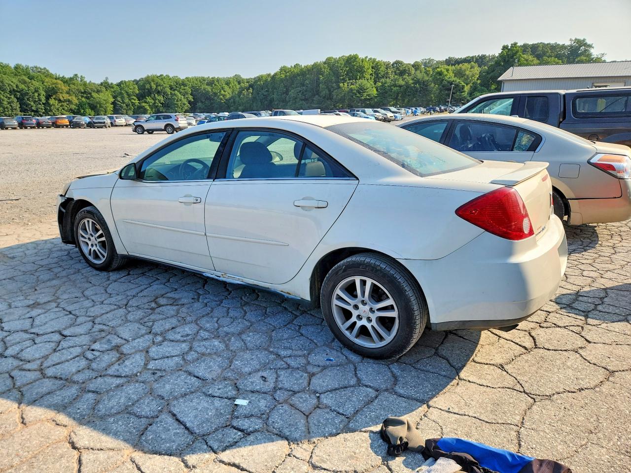 2006 Pontiac G6 Se1 White vin: 1G2ZG558364243239