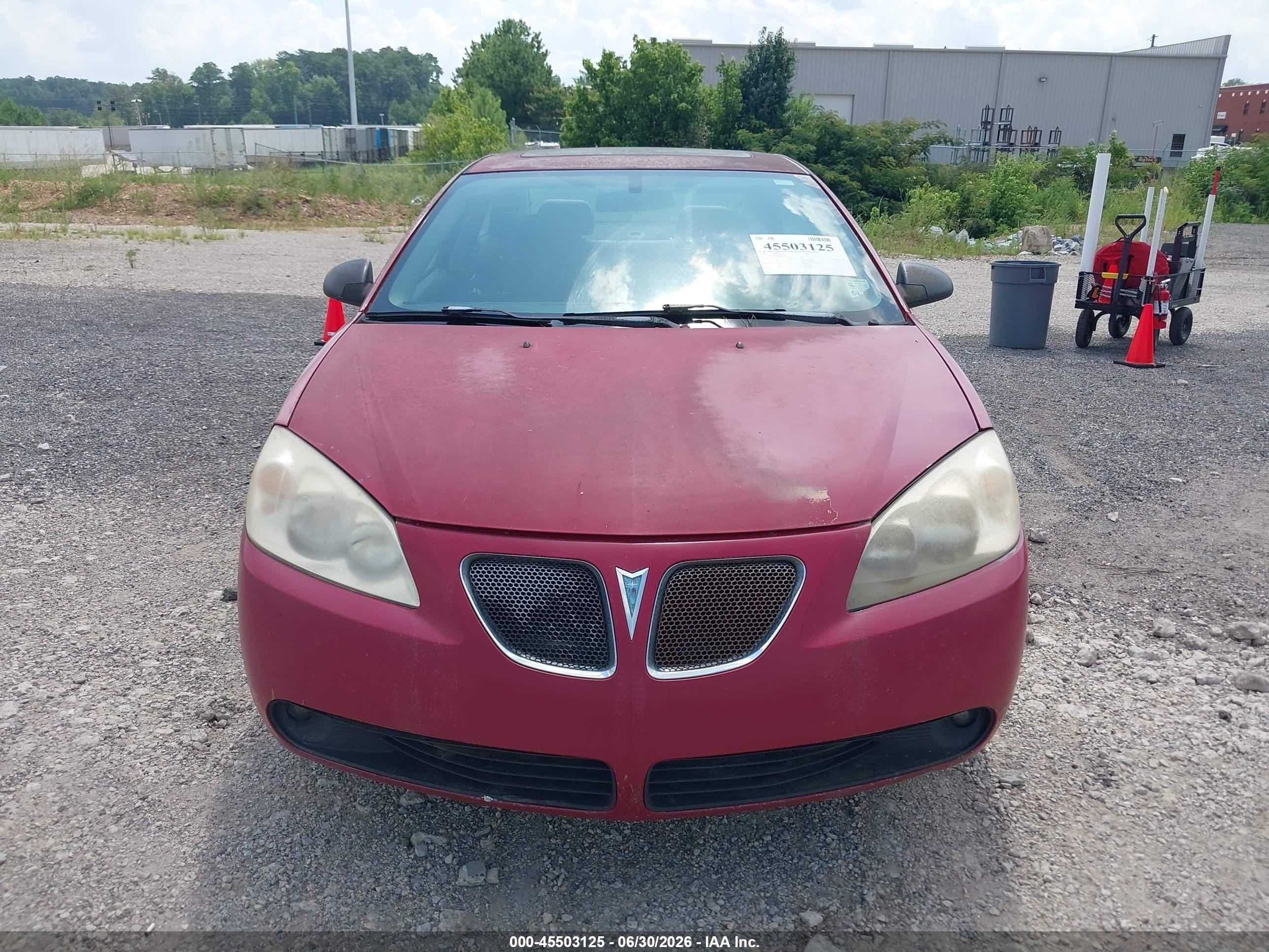 2006 Pontiac G6   Бордовый vin: 1G2ZG558464149659