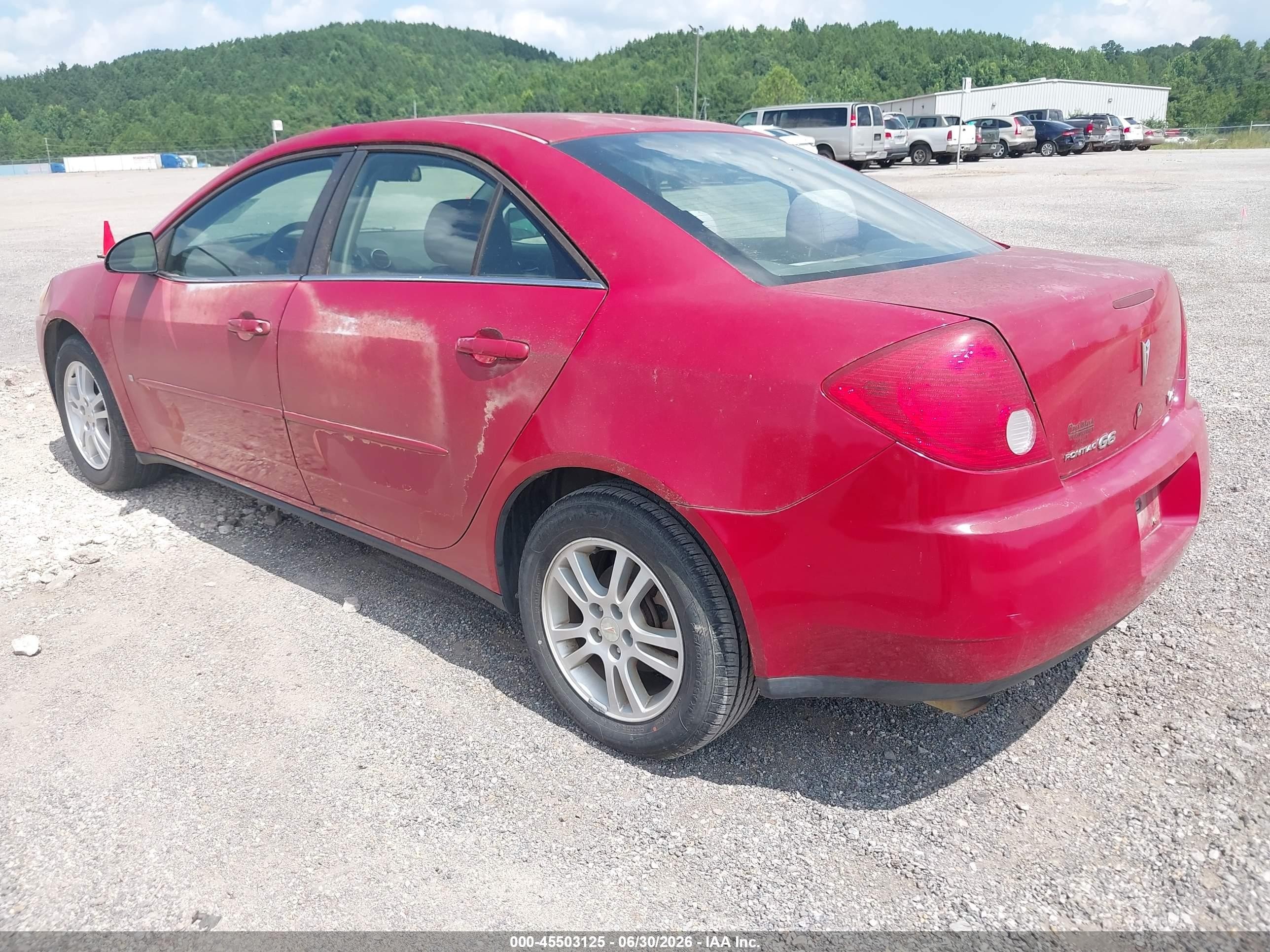 2006 Pontiac G6   Бордовый vin: 1G2ZG558464149659