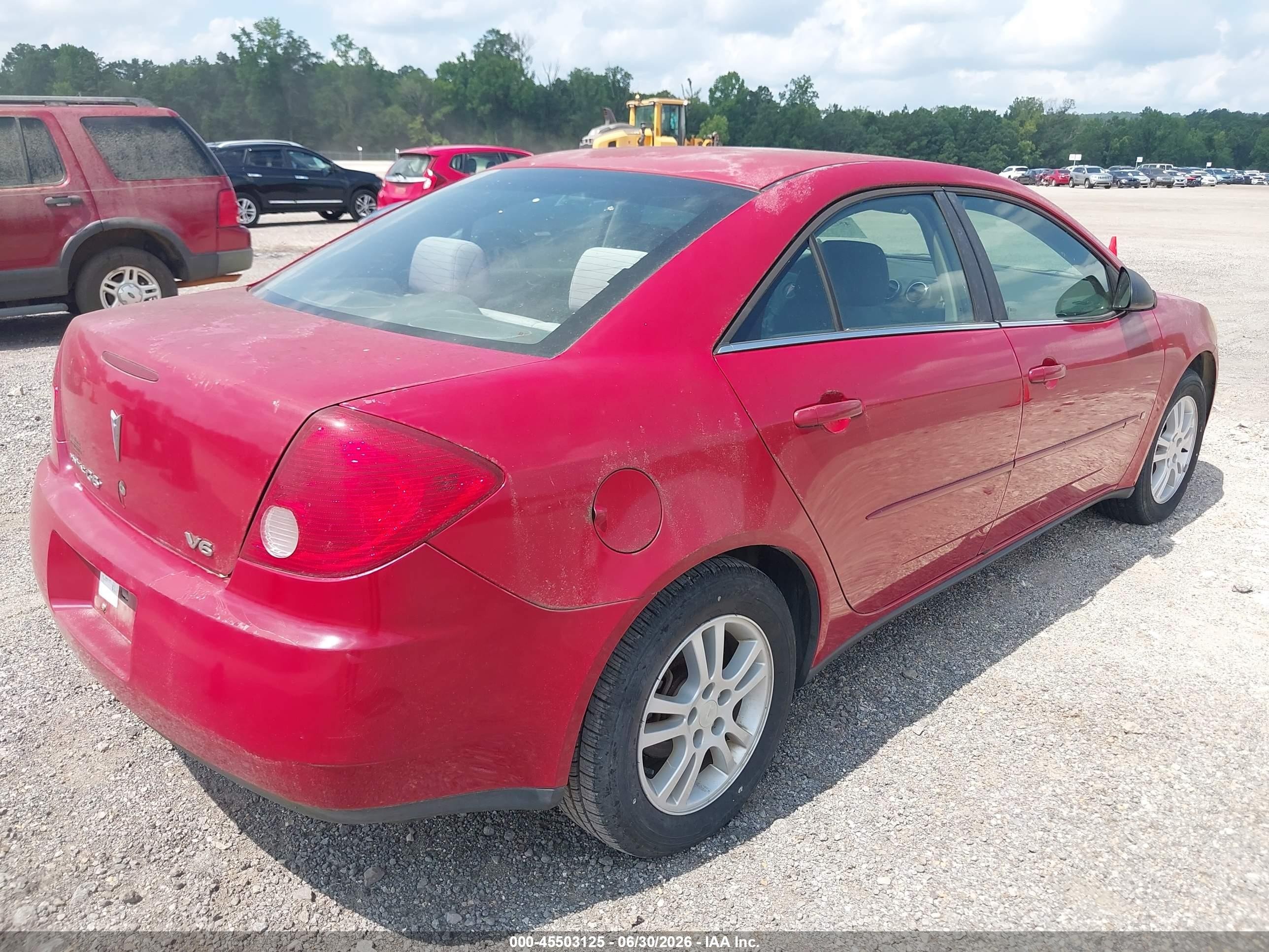 2006 Pontiac G6   Бордовый vin: 1G2ZG558464149659