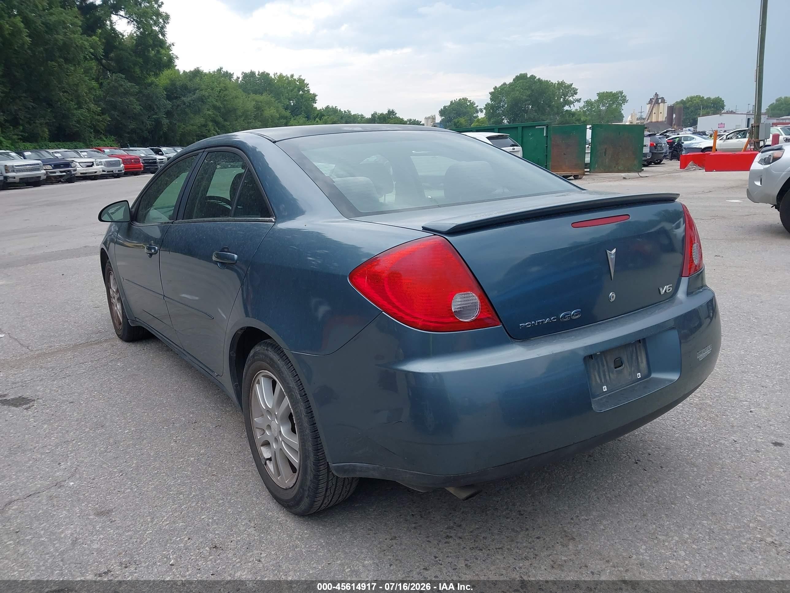 2006 Pontiac G6   Blue vin: 1G2ZG558564145670