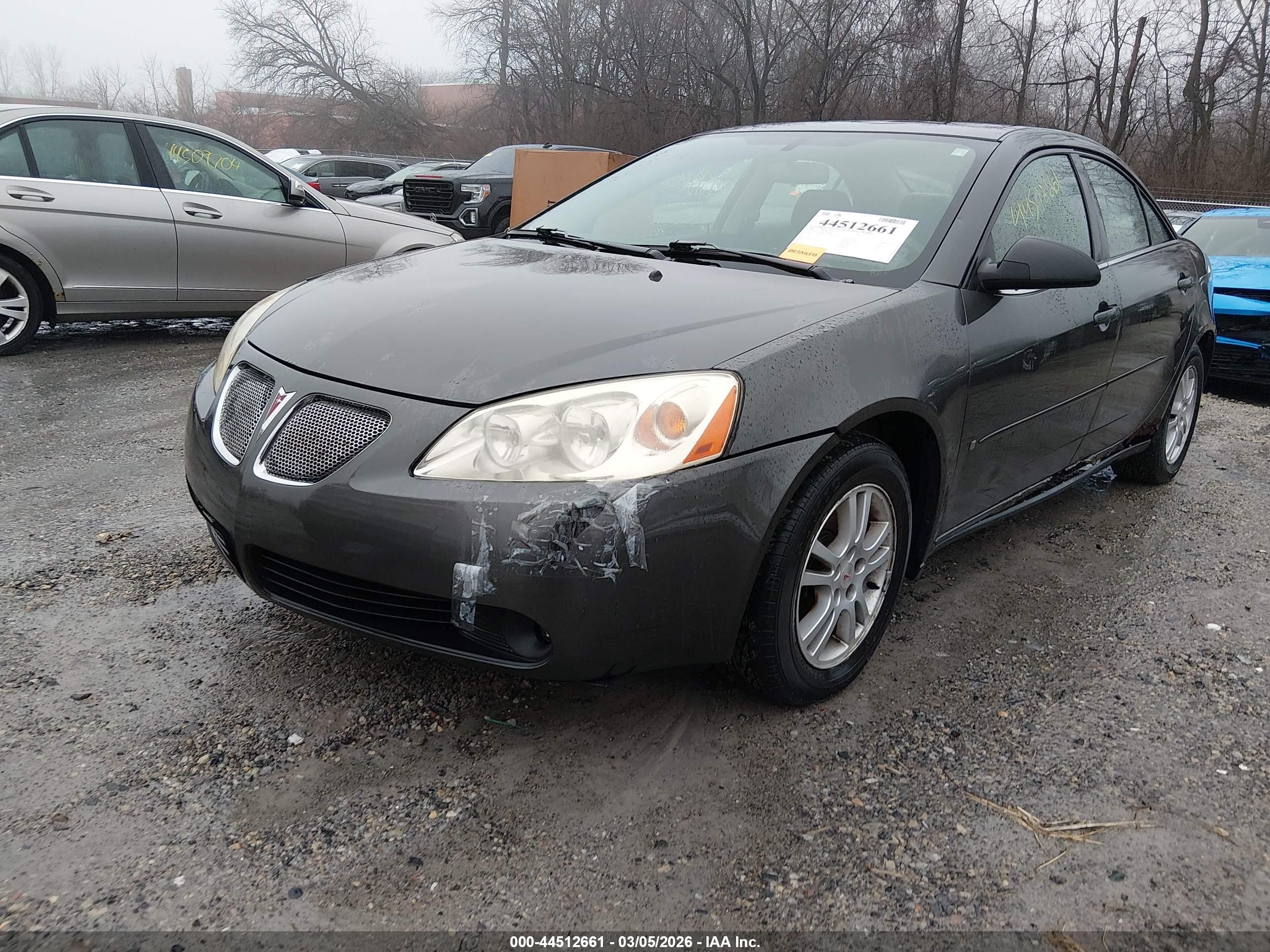 2006 Pontiac G6   Gray vin: 1G2ZG558664110085
