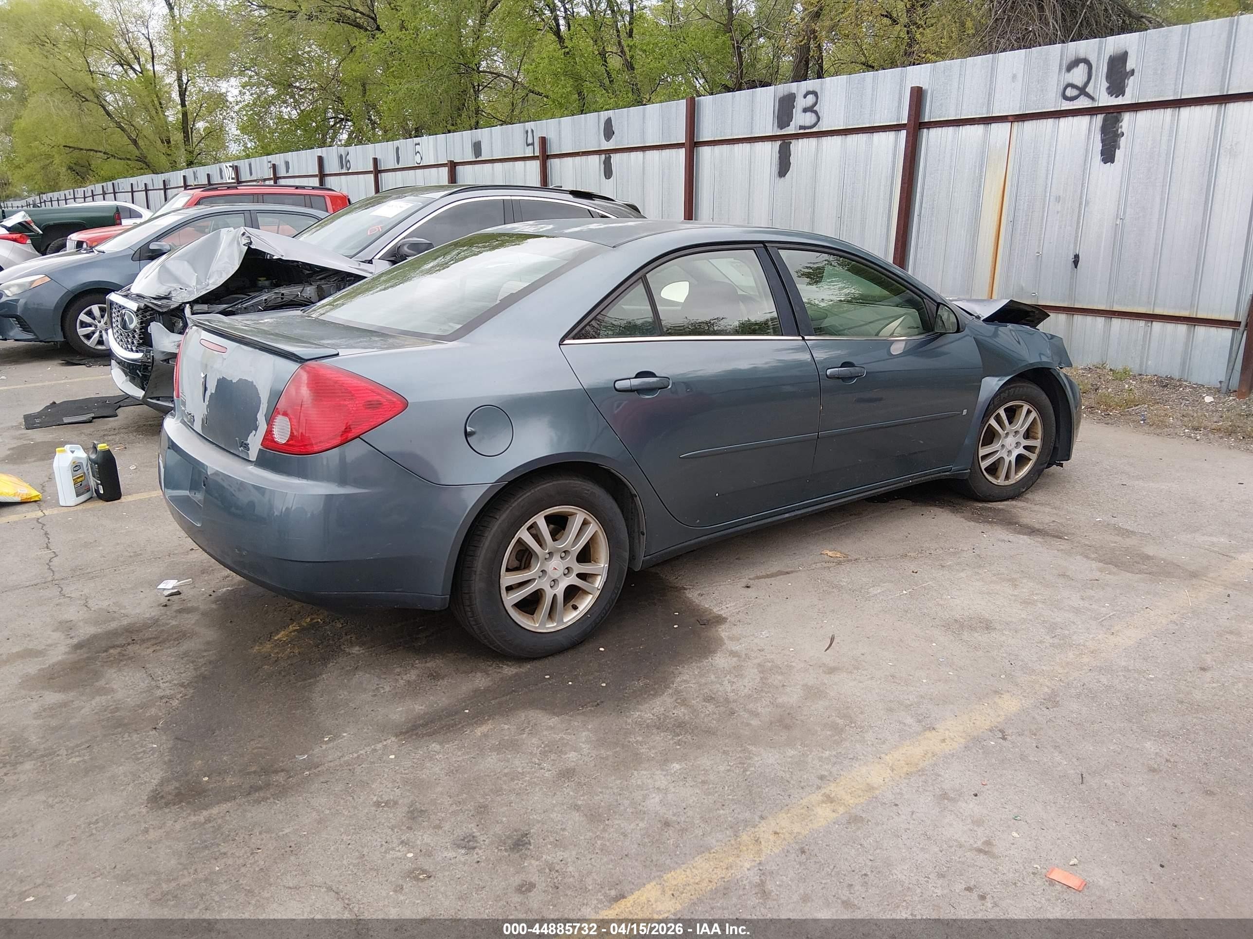 2006 Pontiac G6   Gray vin: 1G2ZG558664231442
