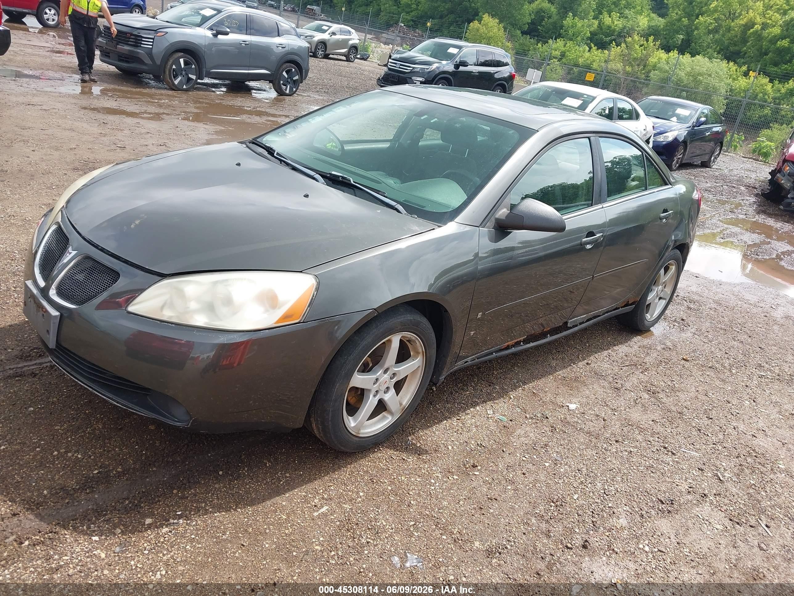 2006 Pontiac G6   Gray vin: 1G2ZG558864267326