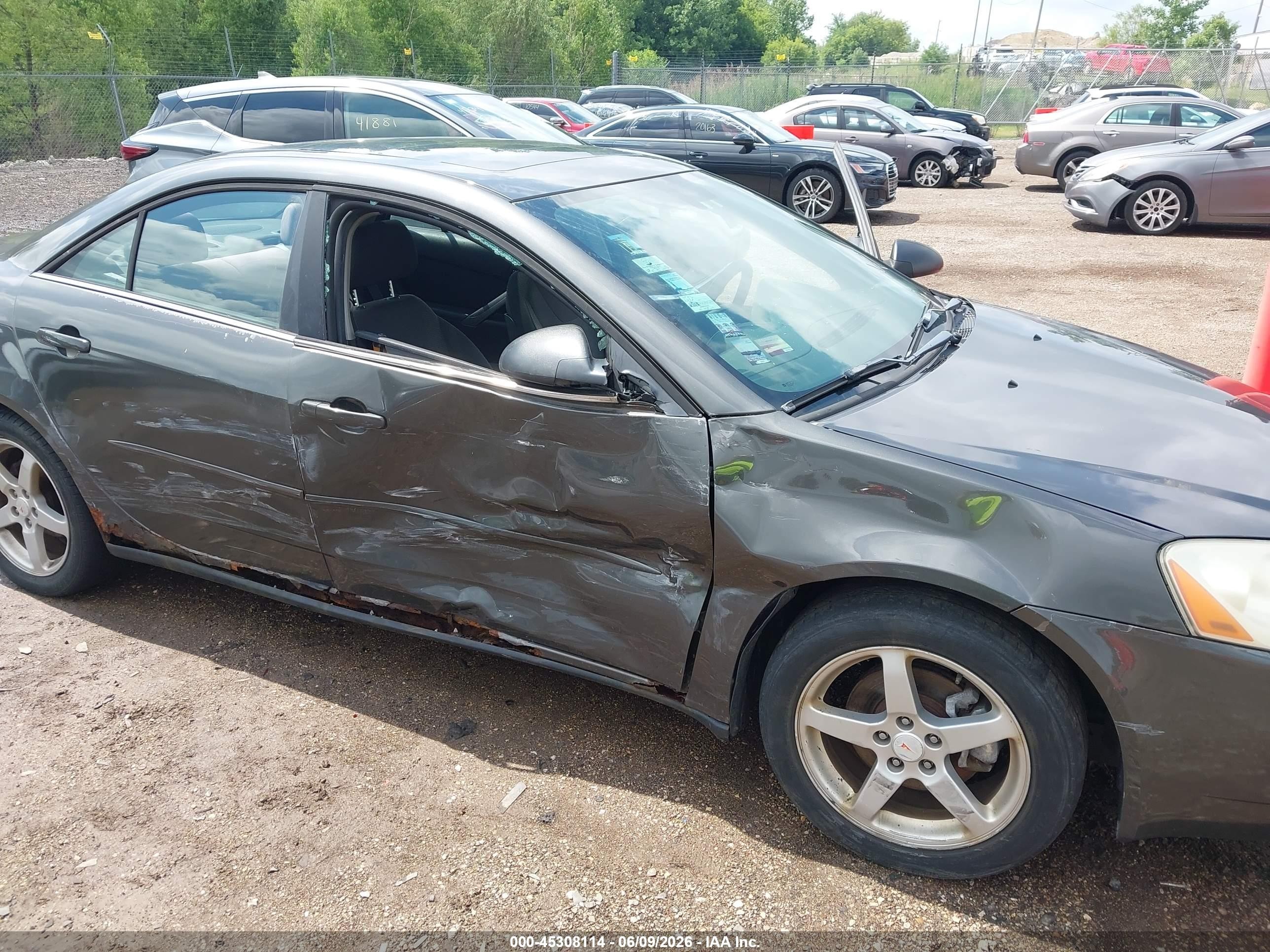 2006 Pontiac G6   Gray vin: 1G2ZG558864267326